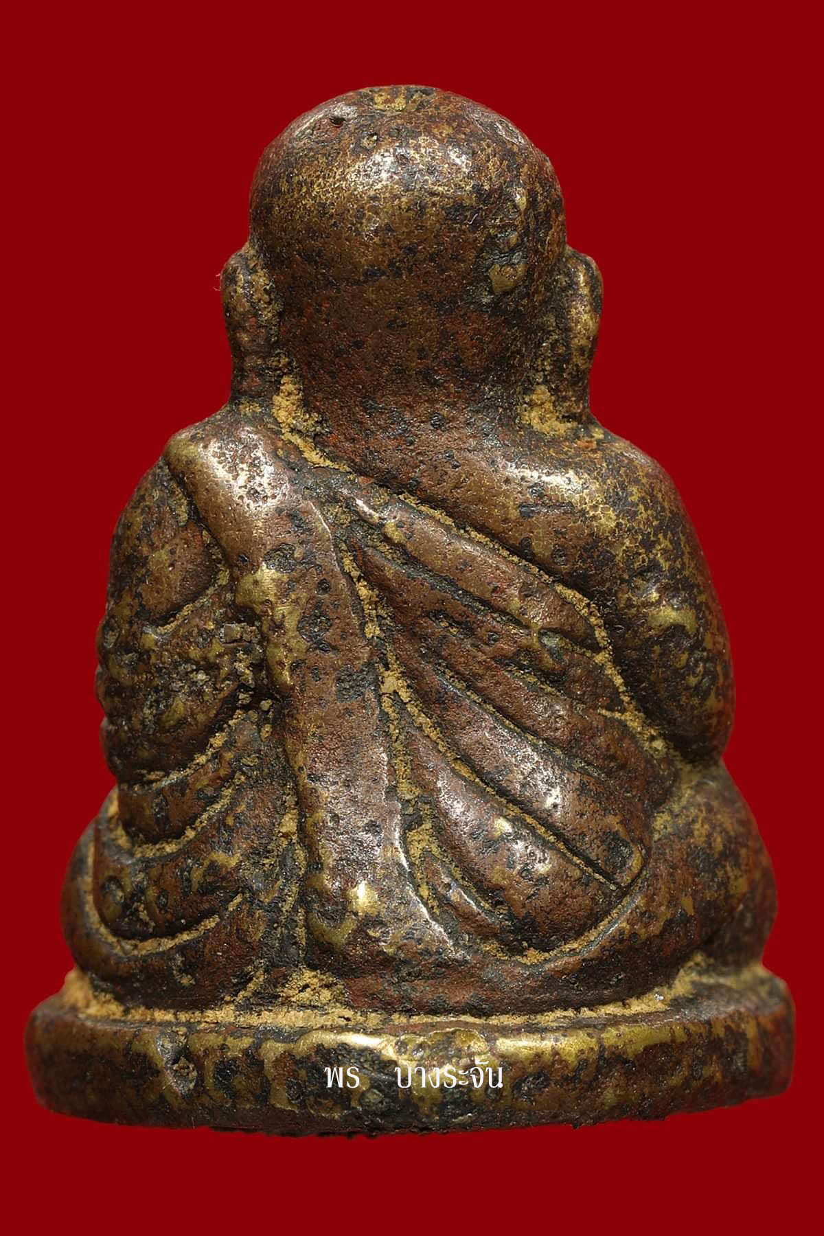 รูปหล่อหลวงพ่อเงินบางคลาน พิมพ์นิยม phra lp ngern statue wat bangklan antique talisman old thai buddha amulet 銮菩银 财佛, 鑾菩銀 大師