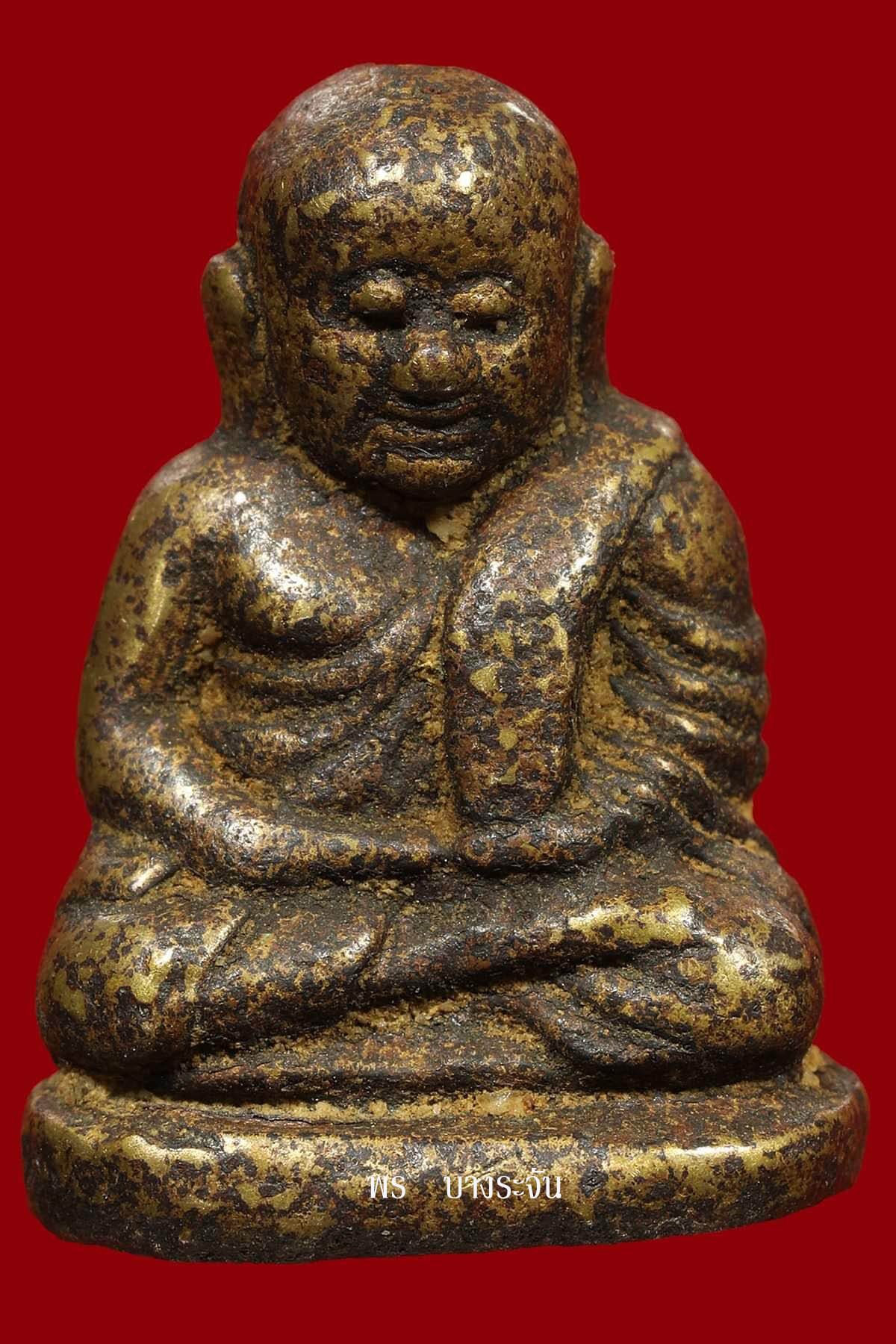 รูปหล่อหลวงพ่อเงินบางคลาน พิมพ์นิยม phra lp ngern statue wat bangklan antique talisman old thai buddha amulet 銮菩银 财佛, 鑾菩銀 大師