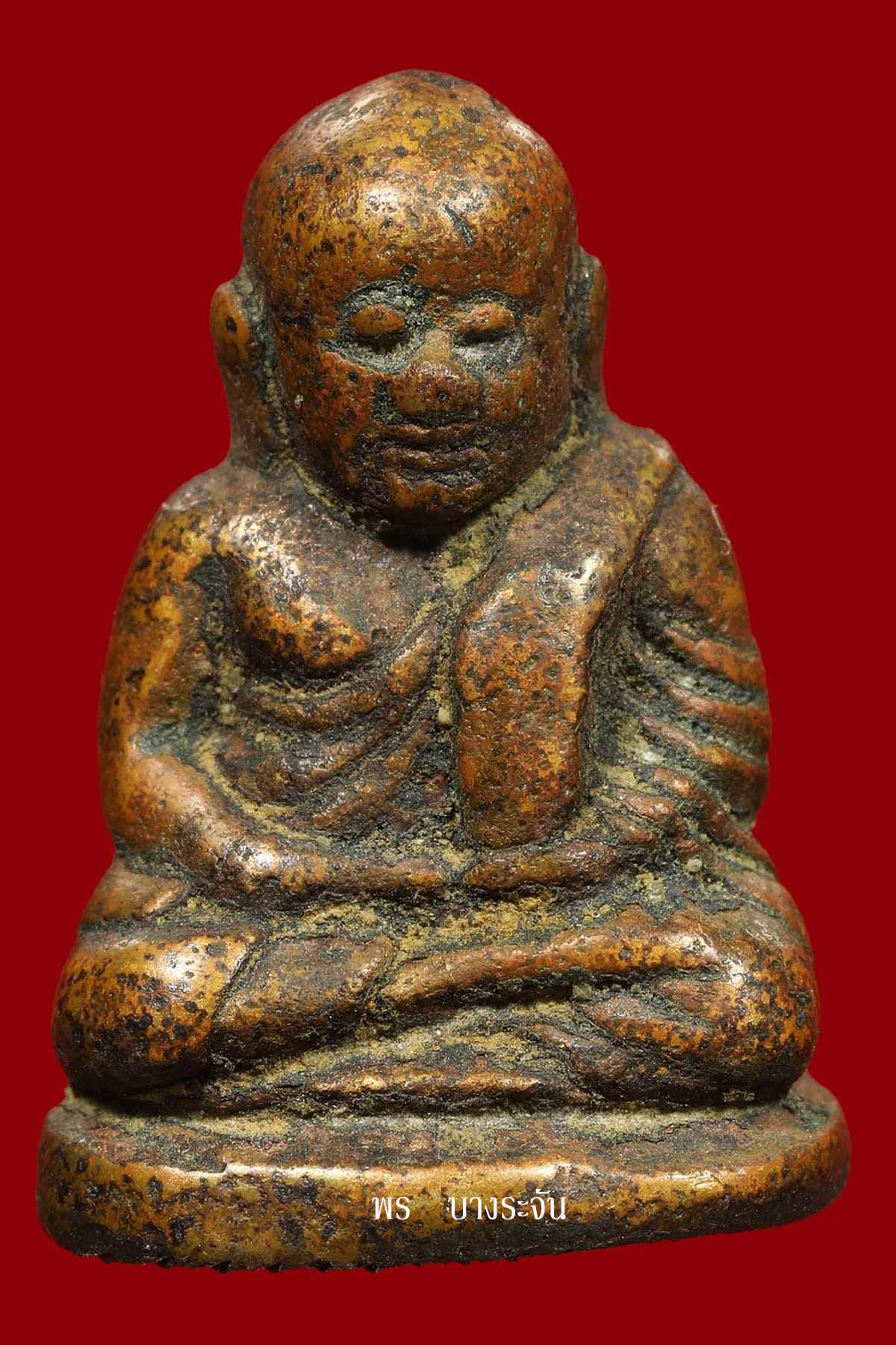 รูปหล่อหลวงพ่อเงินบางคลาน พิมพ์นิยม phra lp ngern statue wat bangklan antique talisman old thai buddha amulet 銮菩银 财佛, 鑾菩銀 大師