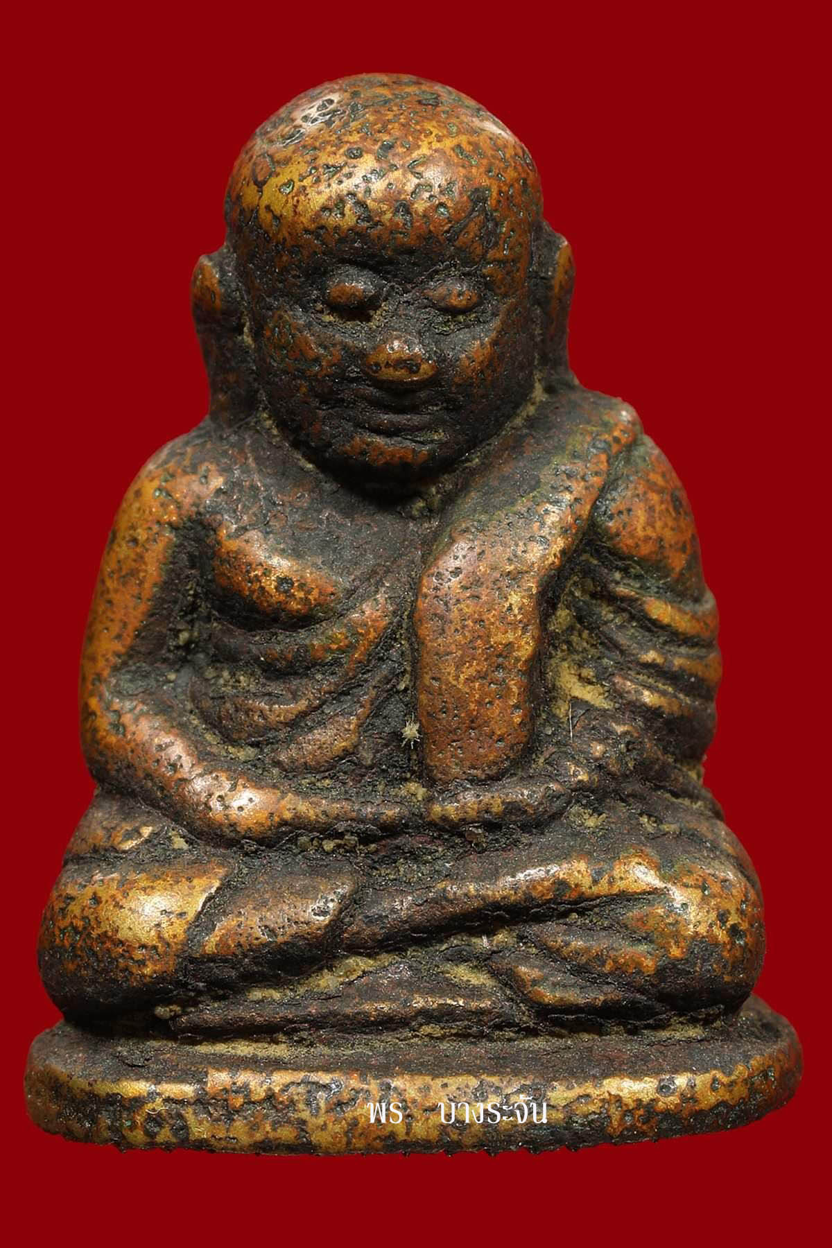 รูปหล่อหลวงพ่อเงินบางคลาน พิมพ์นิยม phra lp ngern statue wat bangklan antique talisman old thai buddha amulet 銮菩银 财佛, 鑾菩銀 大師