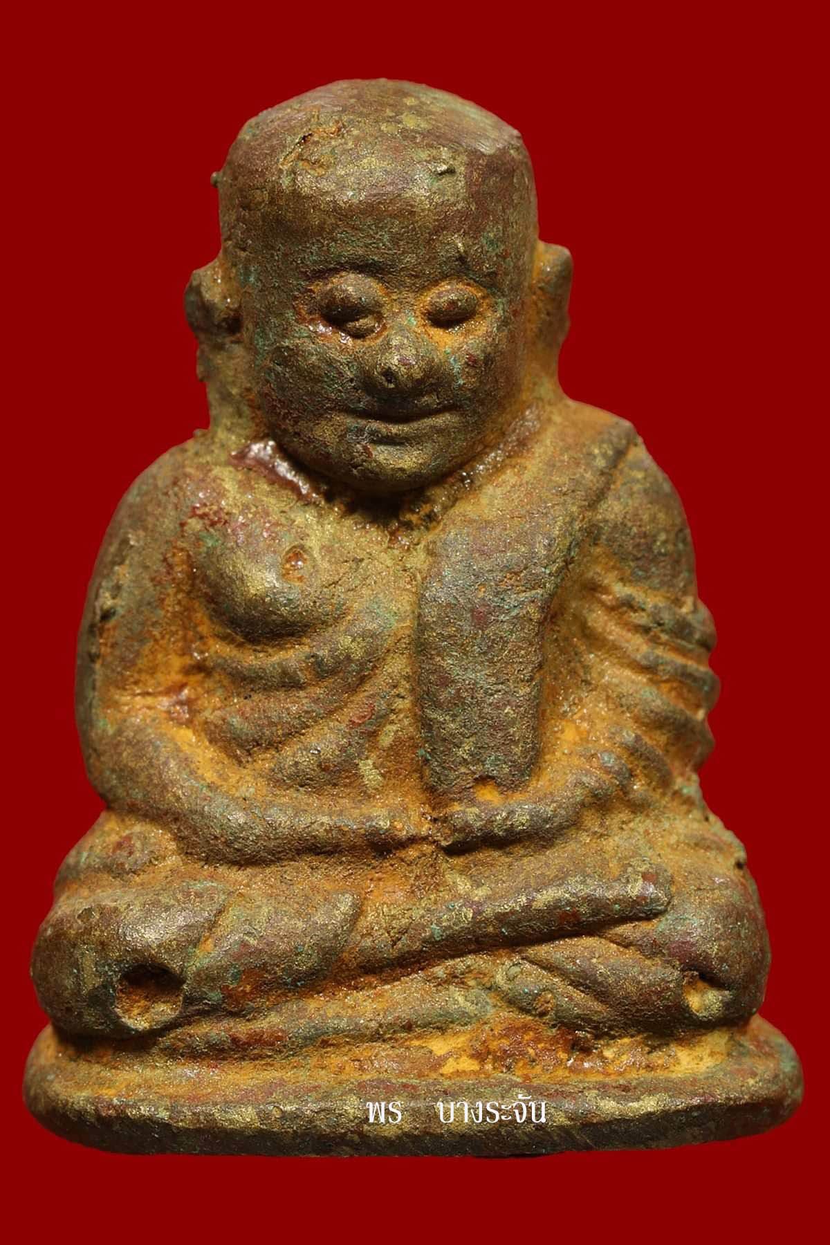 รูปหล่อหลวงพ่อเงินบางคลาน พิมพ์นิยม phra lp ngern statue wat bangklan antique talisman old thai buddha amulet 銮菩银 财佛, 鑾菩銀 大師