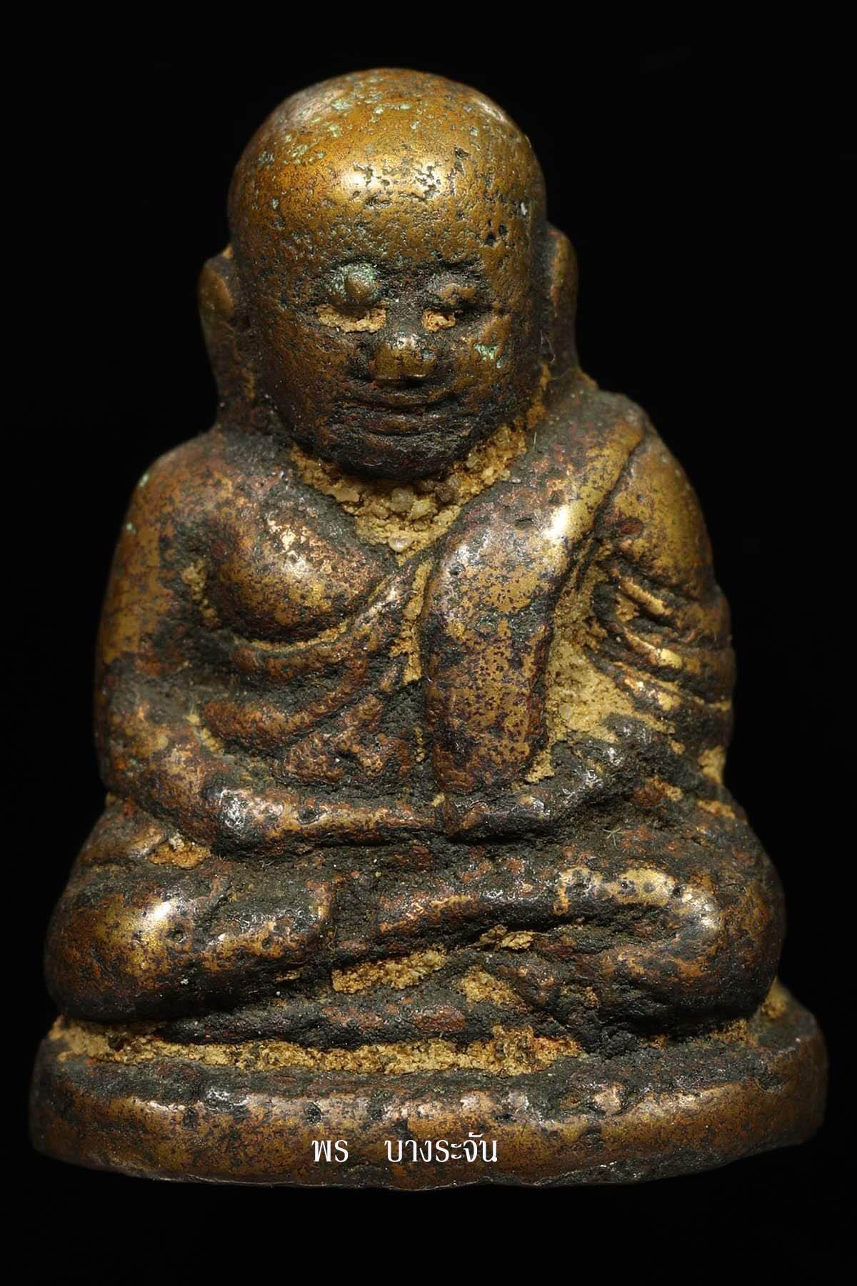 รูปหล่อหลวงพ่อเงินบางคลาน พิมพ์นิยม phra lp ngern statue wat bangklan antique talisman old thai buddha amulet 銮菩银 财佛, 鑾菩銀 大師