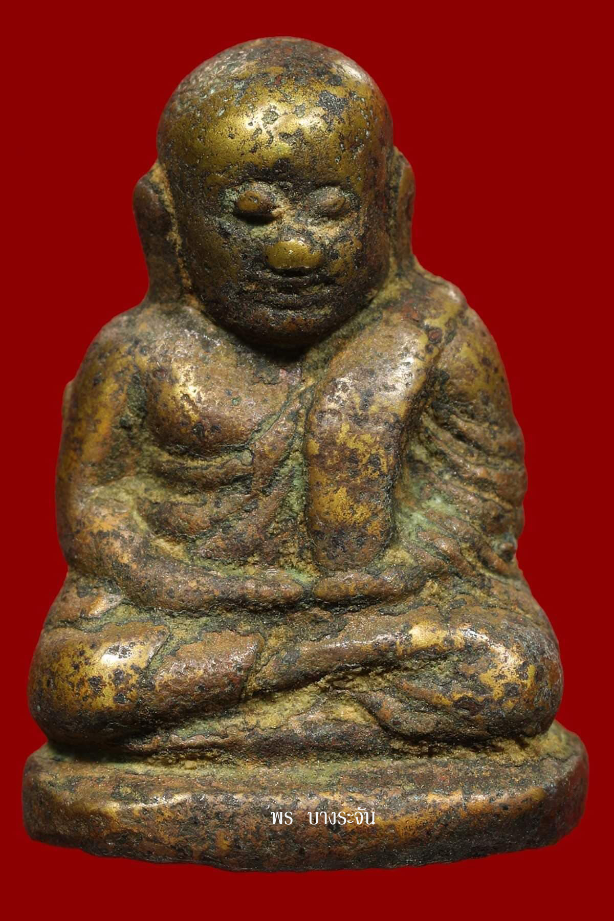 รูปหล่อหลวงพ่อเงินบางคลาน พิมพ์นิยม phra lp ngern statue wat bangklan antique talisman old thai buddha amulet 銮菩银 财佛, 鑾菩銀 大師
