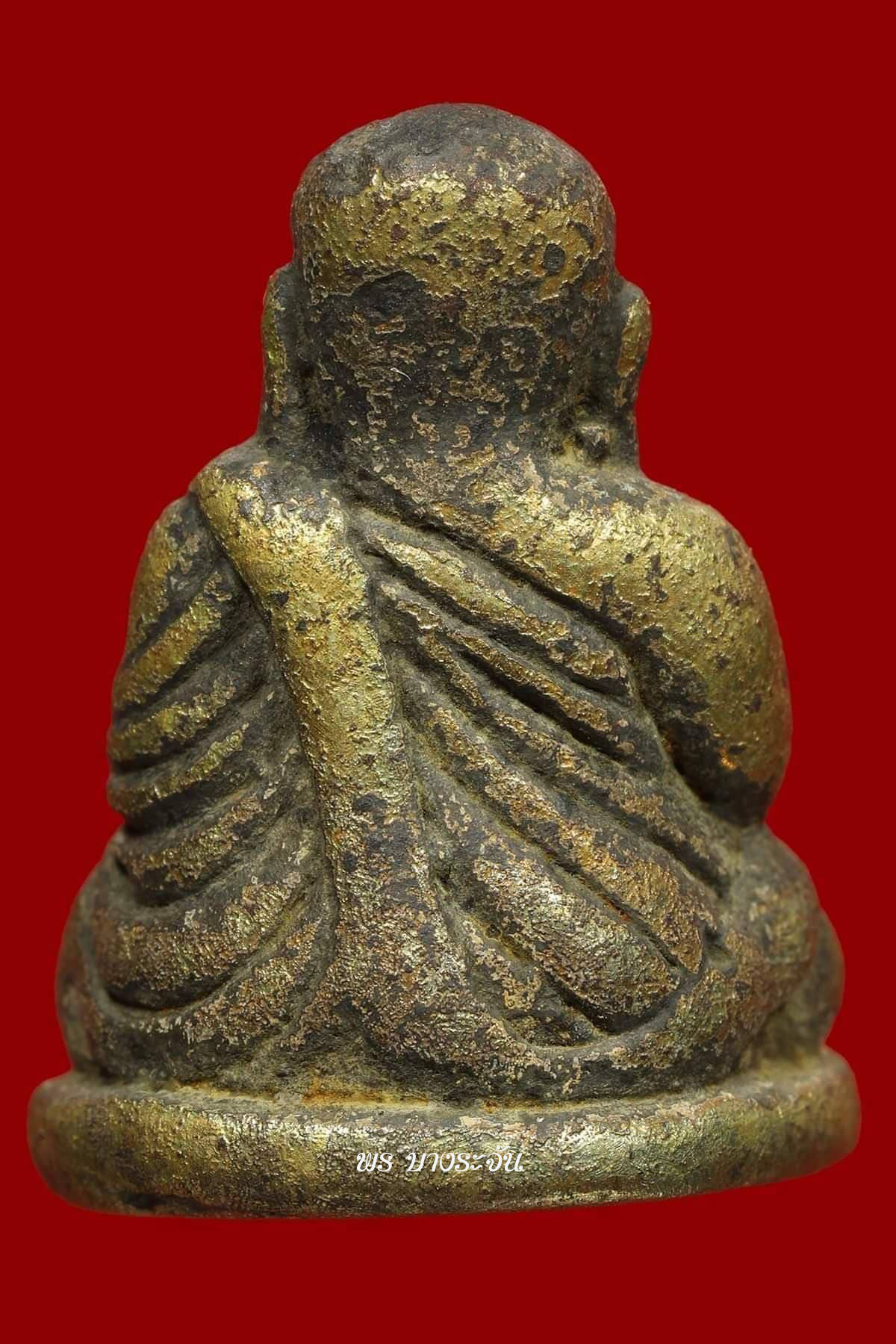 รูปหล่อหลวงพ่อเงินบางคลาน พิมพ์นิยม phra lp ngern statue wat bangklan antique talisman old thai buddha amulet 銮菩银 财佛, 鑾菩銀 大師
