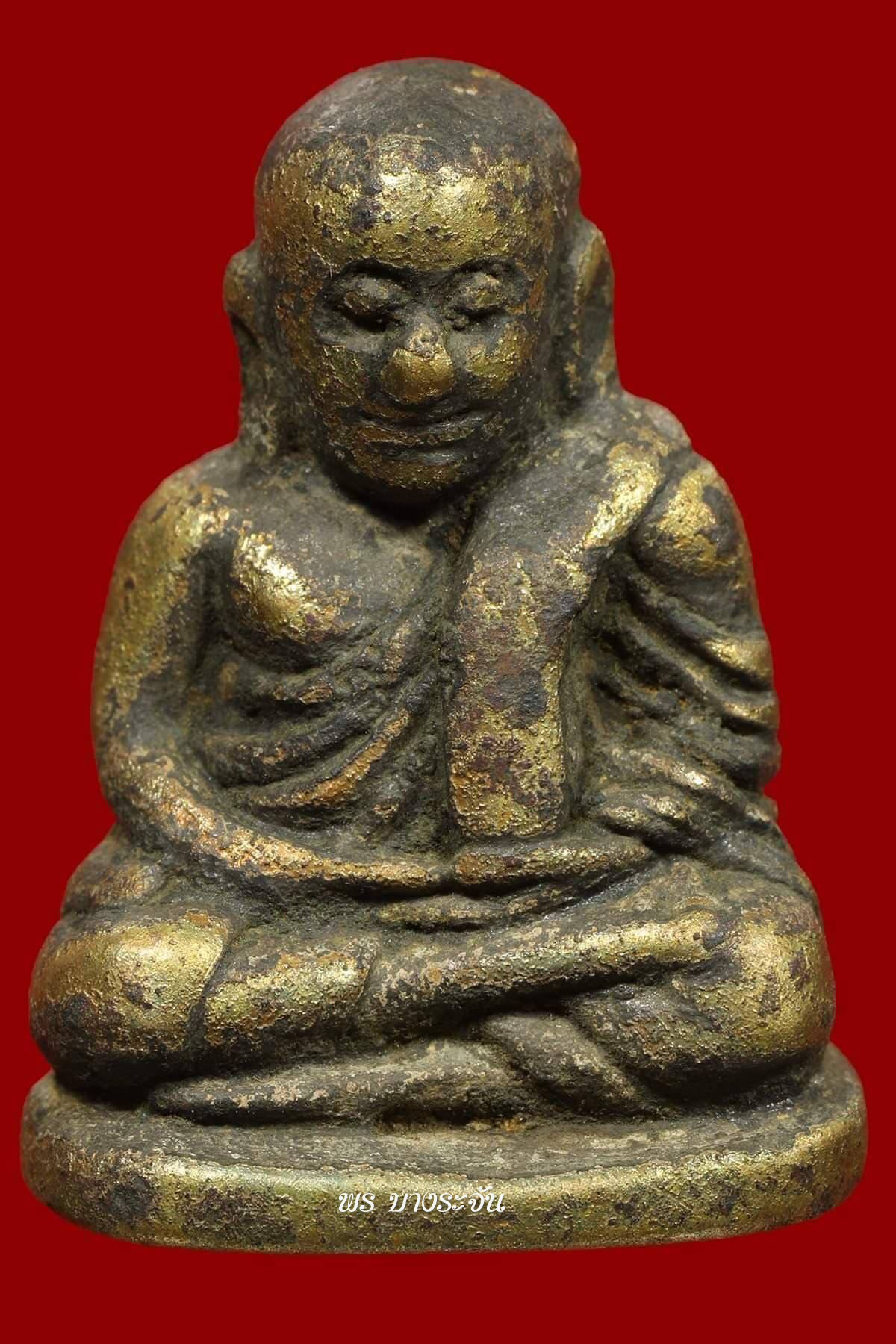 รูปหล่อหลวงพ่อเงินบางคลาน พิมพ์นิยม phra lp ngern statue wat bangklan antique talisman old thai buddha amulet 銮菩银 财佛, 鑾菩銀 大師