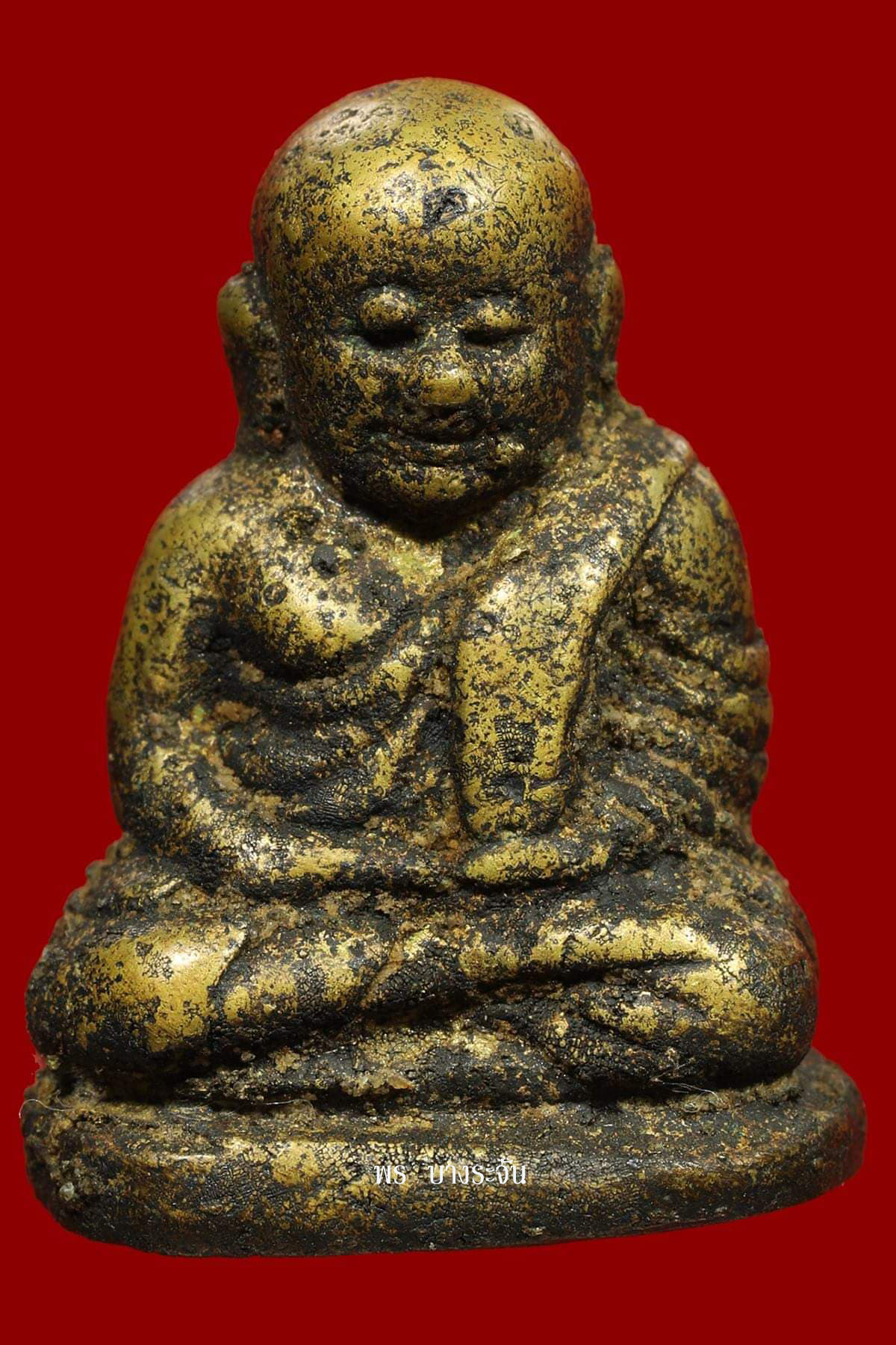 รูปหล่อหลวงพ่อเงินบางคลาน พิมพ์นิยม phra lp ngern statue wat bangklan antique talisman old thai buddha amulet 銮菩银 财佛, 鑾菩銀 大師