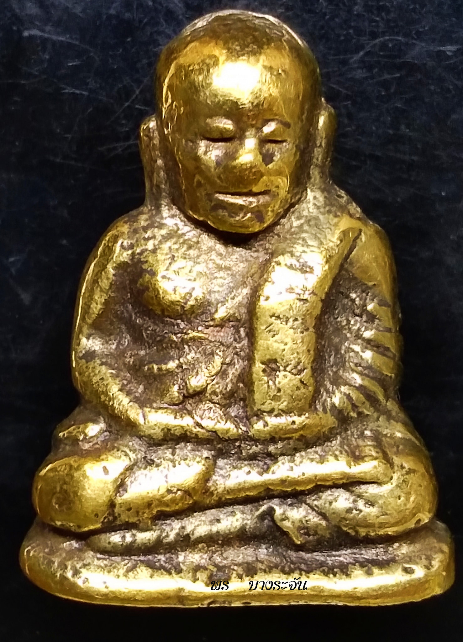 รูปหล่อหลวงพ่อเงินบางคลาน พิมพ์นิยม phra lp ngern statue wat bangklan antique talisman old thai buddha amulet 銮菩银 财佛, 鑾菩銀 大師