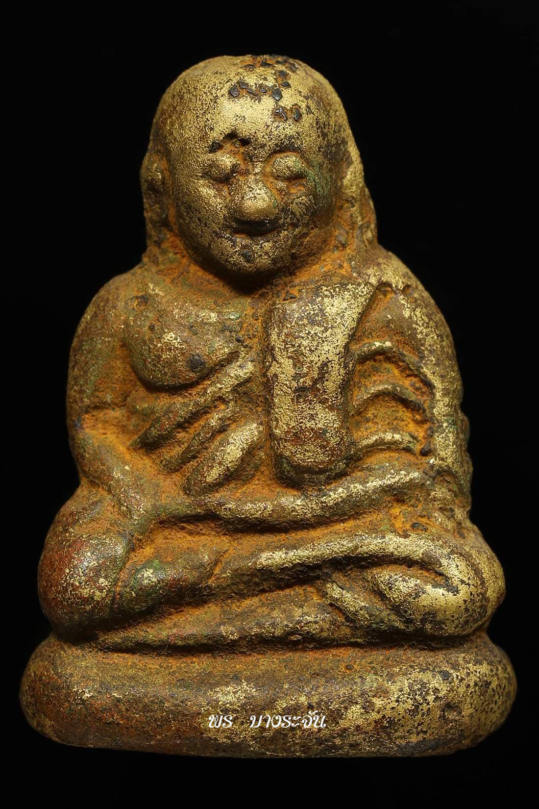 รูปหล่อหลวงพ่อเงินบางคลาน พิมพ์ขี้ตา phra lp ngern statue wat bangklan antique talisman old thai buddha amulet 銮菩银 财佛, 鑾菩銀 大師