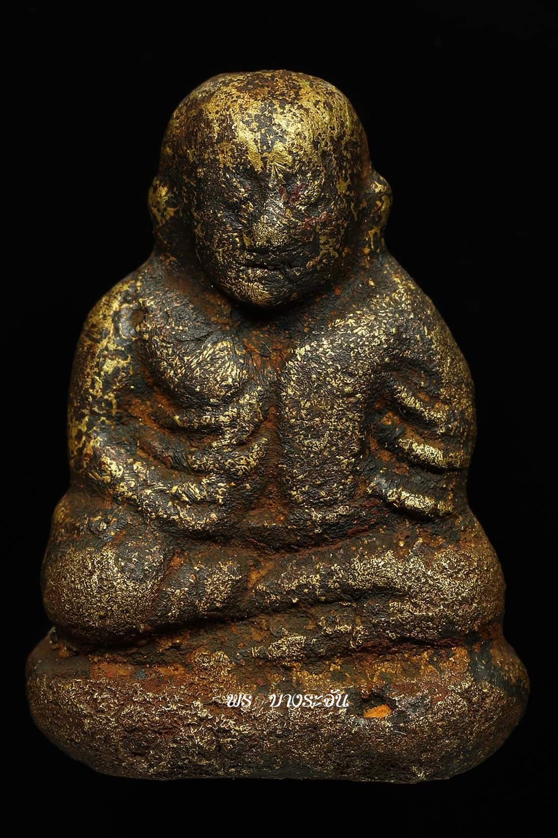 รูปหล่อหลวงพ่อเงินบางคลาน พิมพ์ขี้ตา phra lp ngern statue wat bangklan antique talisman old thai buddha amulet 銮菩银 财佛, 鑾菩銀 大師