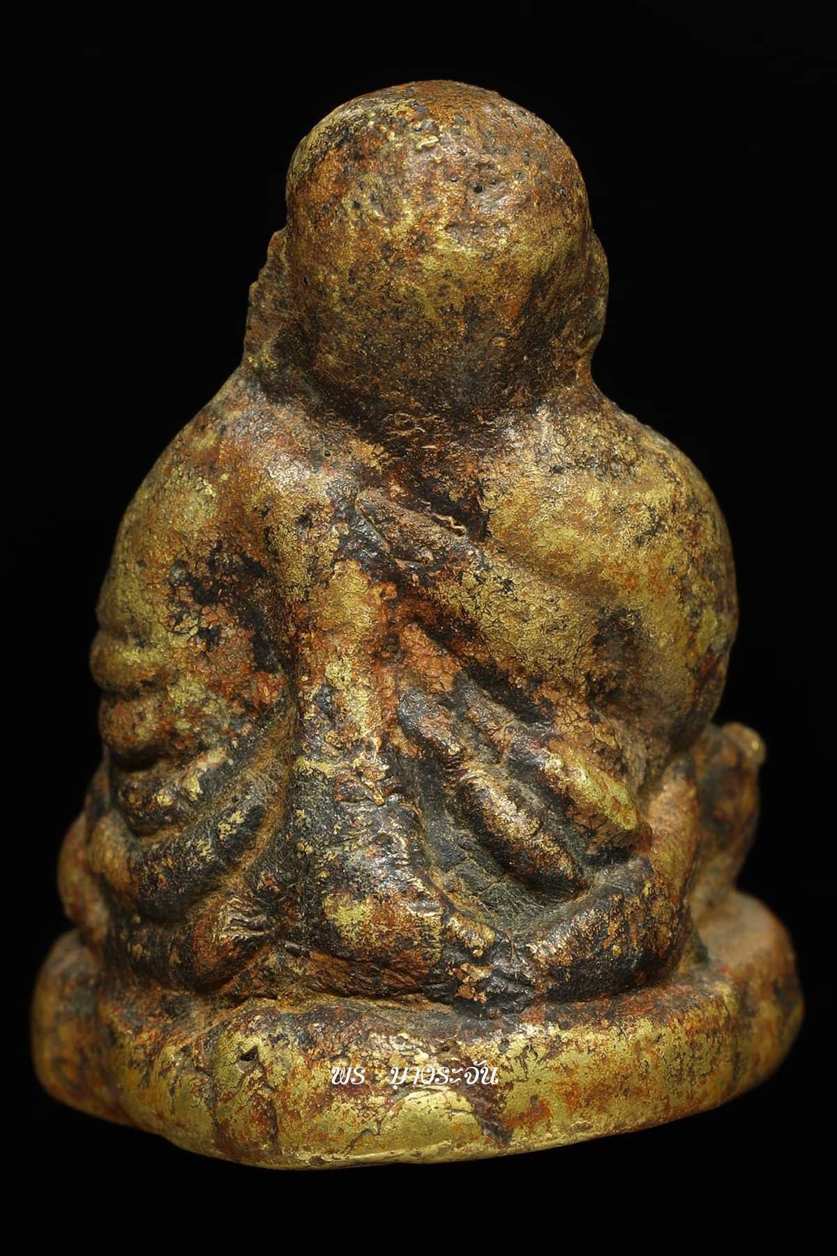 รูปหล่อหลวงพ่อเงินบางคลาน พิมพ์นิยม phra lp ngern statue wat bangklan antique talisman old thai buddha amulet 銮菩银 财佛, 鑾菩銀 大師