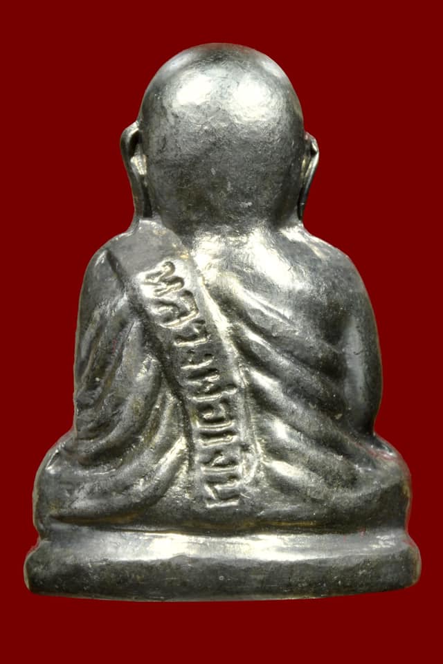 รูปหล่อหลวงพ่อเงินบางคลาน พิมพ์นิยม phra lp ngern statue wat bangklan antique talisman old thai buddha amulet 銮菩银 财佛, 鑾菩銀 大師