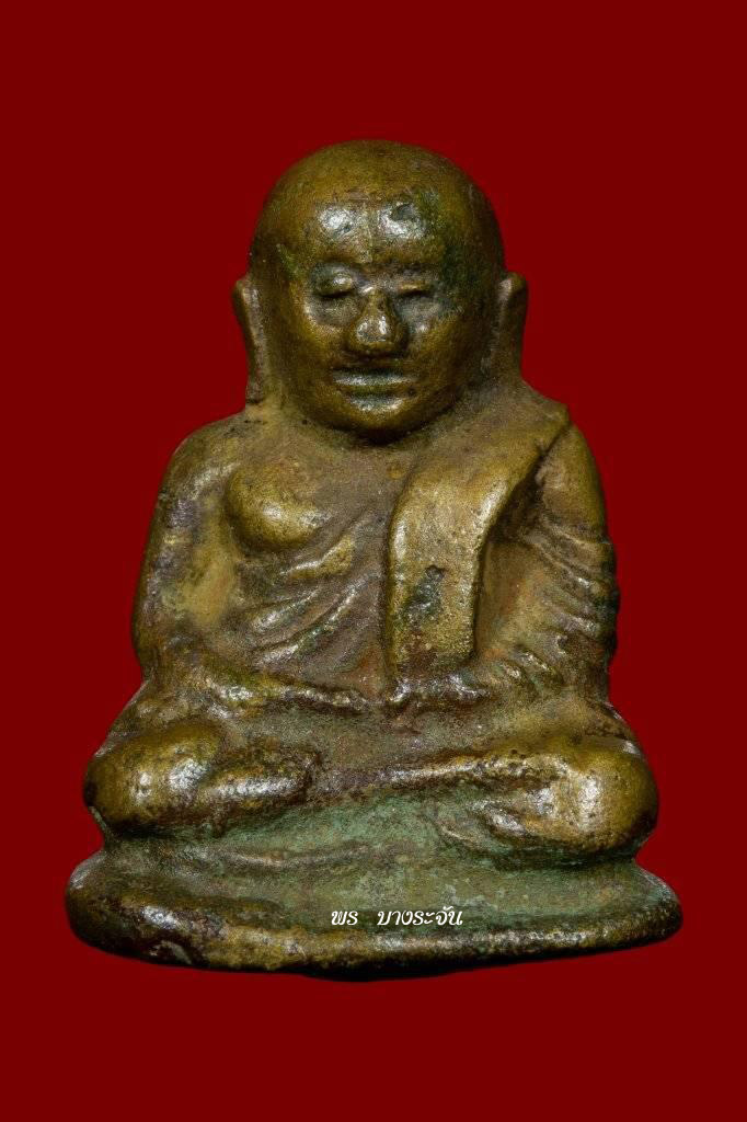 รูปหล่อหลวงพ่อเงินบางคลาน พิมพ์นิยม phra lp ngern statue wat bangklan antique talisman old thai buddha amulet 銮菩银 财佛, 鑾菩銀 大師