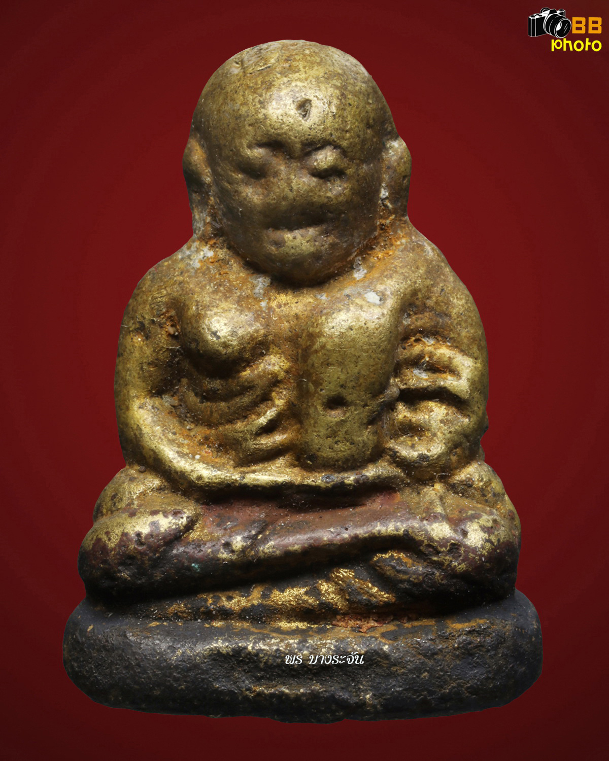 รูปหล่อหลวงพ่อเงินบางคลาน พิมพ์ขี้ตา phra lp ngern statue wat bangklan antique talisman old thai buddha amulet 銮菩银 财佛, 鑾菩銀 大師