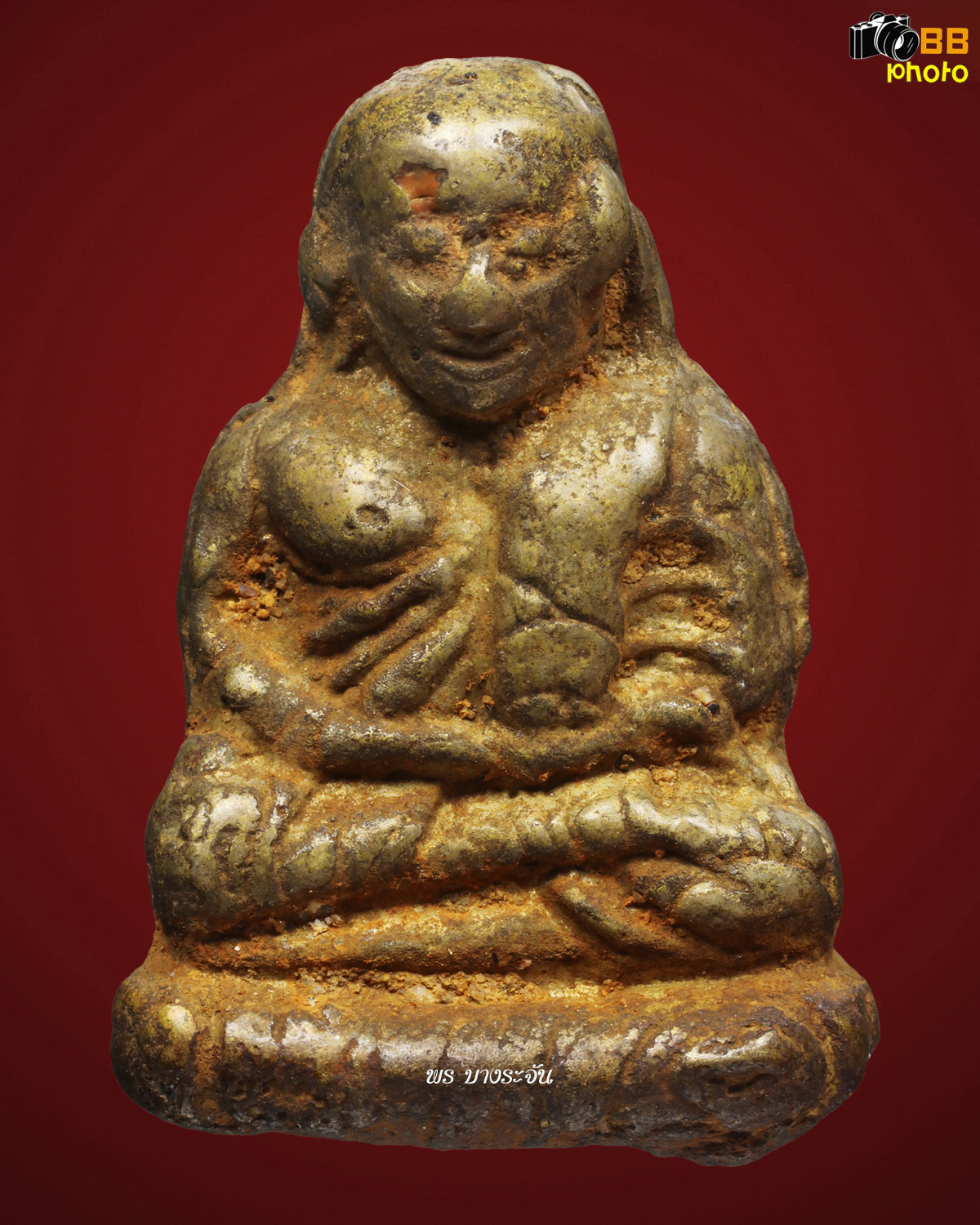รูปหล่อหลวงพ่อเงินบางคลาน พิมพ์ขี้ตา phra lp ngern statue wat bangklan antique talisman old thai buddha amulet 銮菩银 财佛, 鑾菩銀 大師