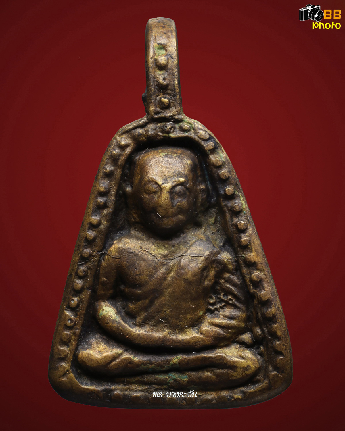 รูปหล่อหลวงพ่อเงินบางคลาน พิมพ์จอบใหญ่ phra lp ngern statue wat bangklan antique talisman old thai buddha amulet 銮菩银 财佛, 鑾菩銀 大師