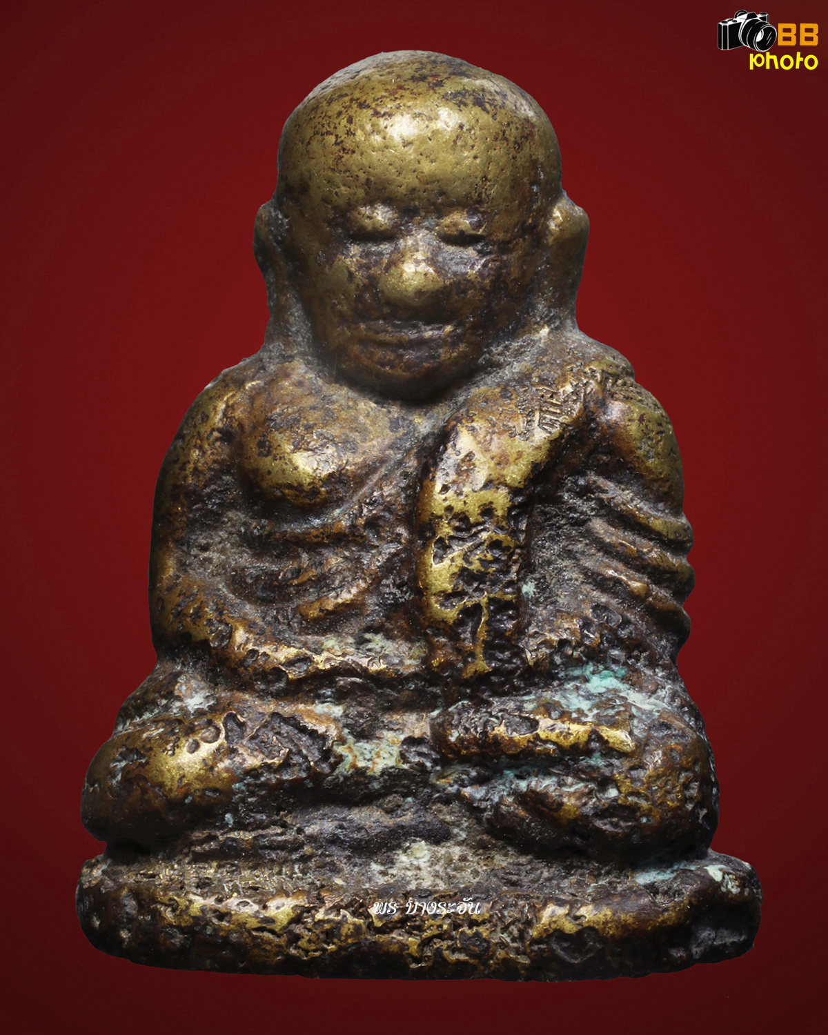 รูปหล่อหลวงพ่อเงินบางคลาน พิมพ์นิยม phra lp ngern statue wat bangklan antique talisman old thai buddha amulet 銮菩银 财佛, 鑾菩銀 大師