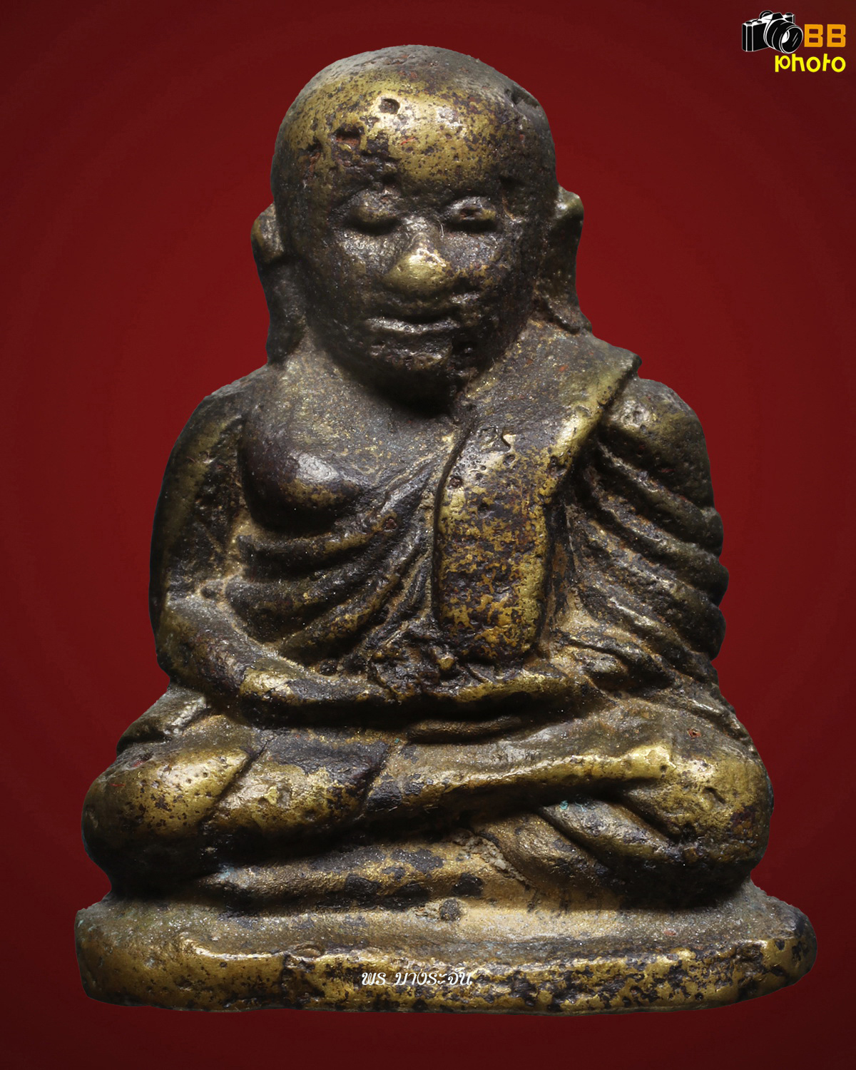 รูปหล่อหลวงพ่อเงินบางคลาน พิมพ์นิยม phra lp ngern statue wat bangklan antique talisman old thai buddha amulet 銮菩银 财佛, 鑾菩銀 大師