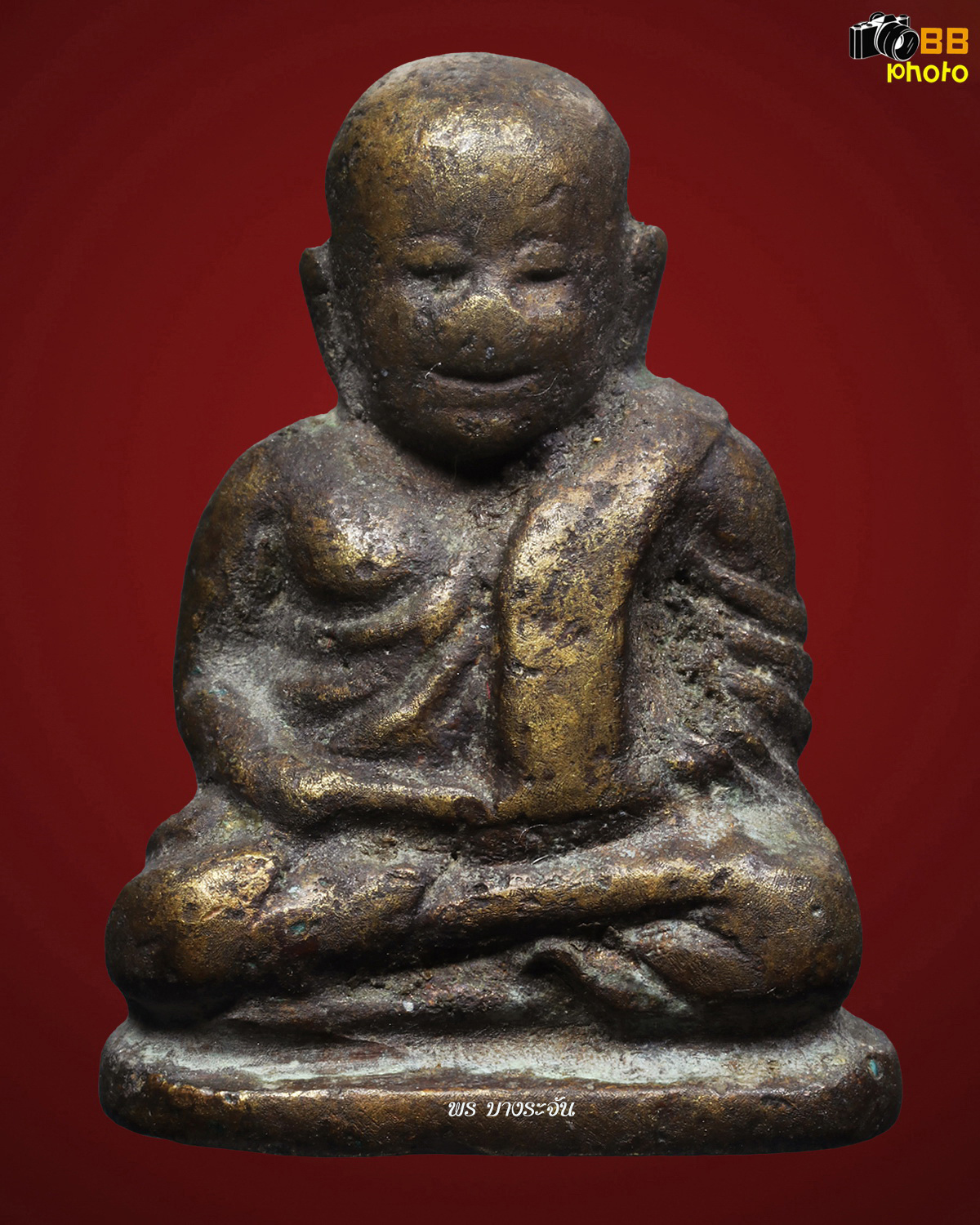 รูปหล่อหลวงพ่อเงินบางคลาน พิมพ์นิยม phra lp ngern statue wat bangklan antique talisman old thai buddha amulet 銮菩银 财佛, 鑾菩銀 大師