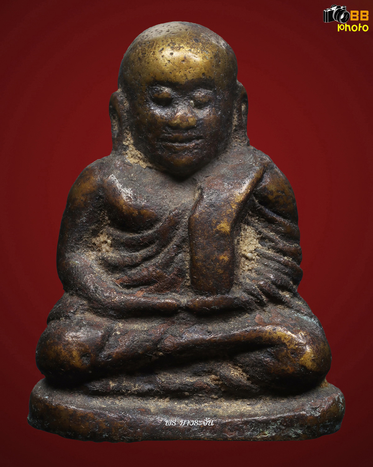 รูปหล่อหลวงพ่อเงินบางคลาน พิมพ์นิยม phra lp ngern statue wat bangklan antique talisman old thai buddha amulet 銮菩银 财佛, 鑾菩銀 大師