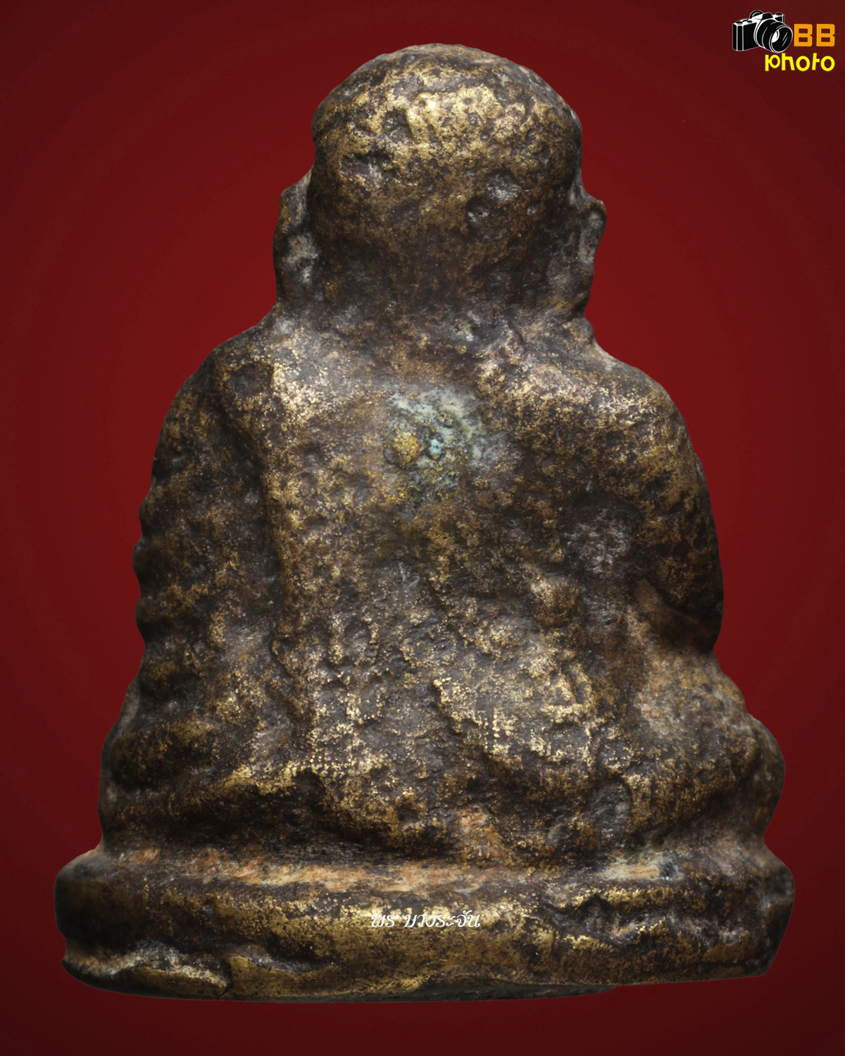 รูปหล่อหลวงพ่อเงินบางคลาน พิมพ์นิยม phra lp ngern statue wat bangklan antique talisman old thai buddha amulet 銮菩银 财佛, 鑾菩銀 大師