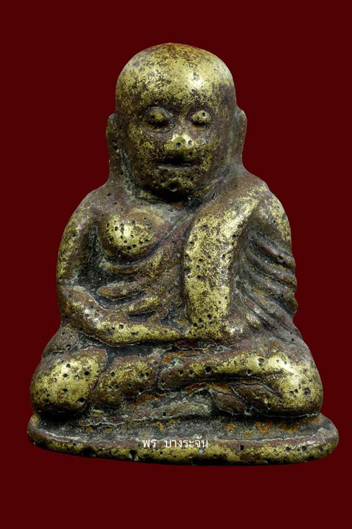 รูปหล่อหลวงพ่อเงินบางคลาน พิมพ์นิยม phra lp ngern statue wat bangklan antique talisman old thai buddha amulet 銮菩银 财佛, 鑾菩銀 大師