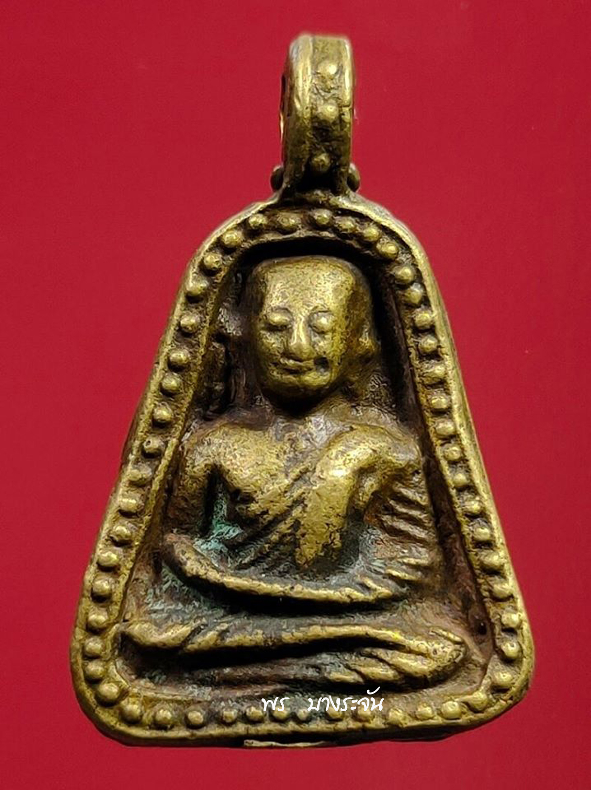 รูปหล่อหลวงพ่อเงินบางคลาน พิมพ์จอบใหญ่ phra lp ngern statue wat bangklan antique talisman old thai buddha amulet 銮菩银 财佛, 鑾菩銀 大師