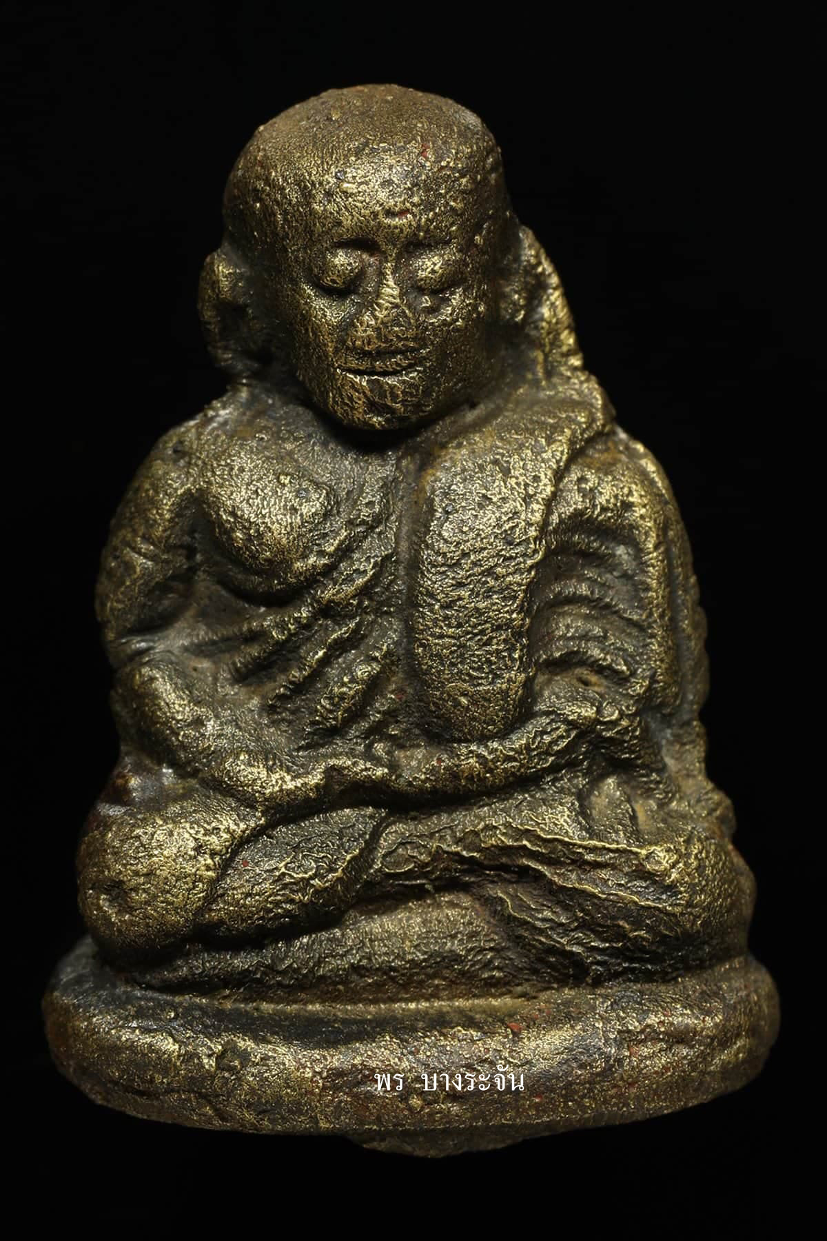 รูปหล่อหลวงพ่อเงินบางคลาน พิมพ์ขี้ตา phra lp ngern statue wat bangklan antique talisman old thai buddha amulet 銮菩银 财佛, 鑾菩銀 大師