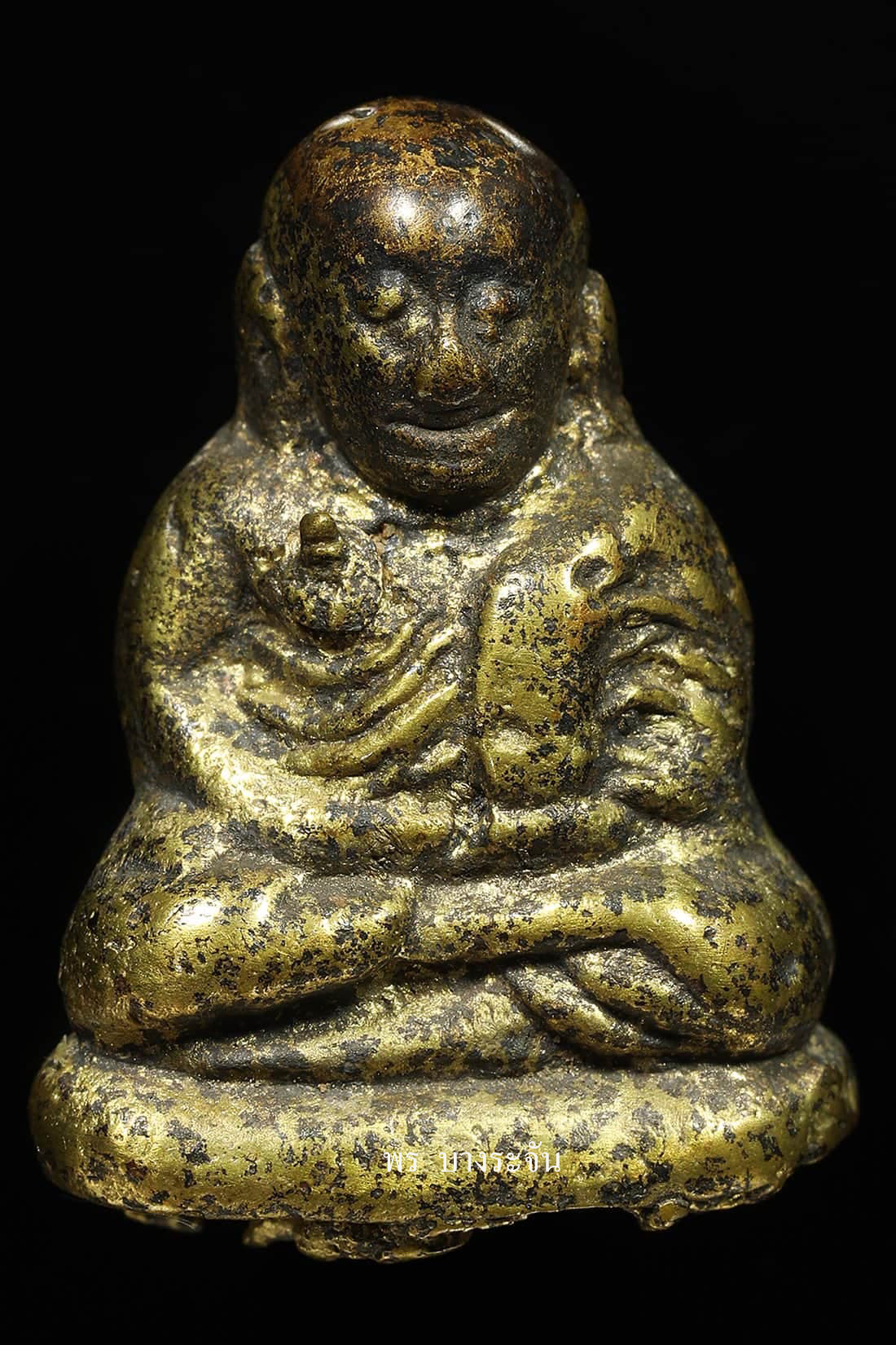 รูปหล่อหลวงพ่อเงินบางคลาน พิมพ์ขี้ตา phra lp ngern statue wat bangklan antique talisman old thai buddha amulet 銮菩银 财佛, 鑾菩銀 大師