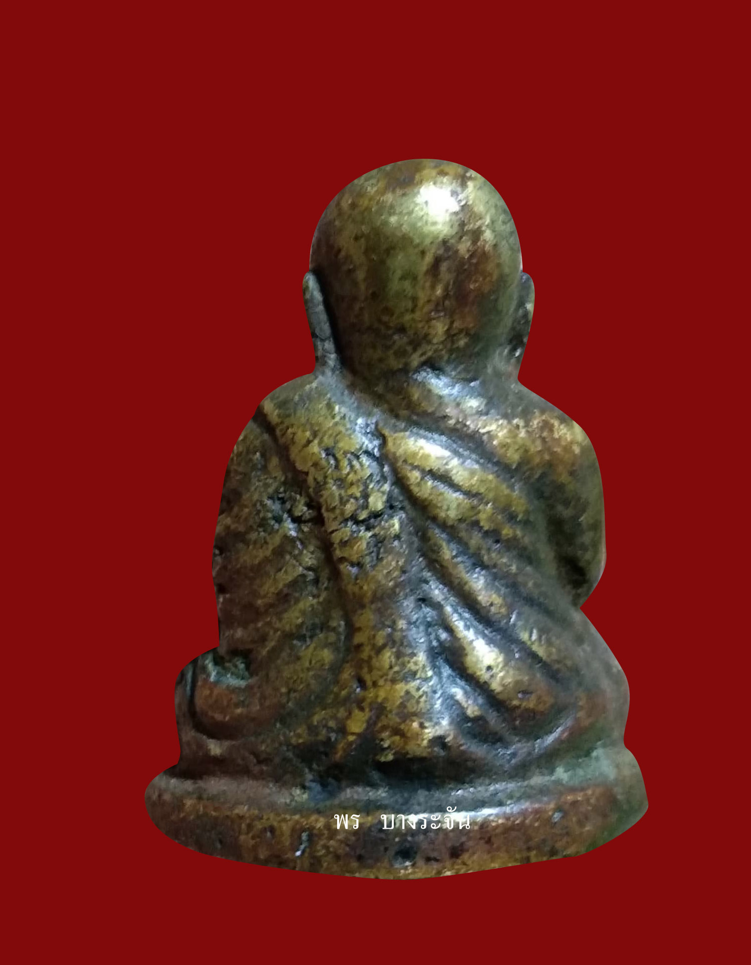 รูปหล่อหลวงพ่อเงินบางคลาน พิมพ์นิยม phra lp ngern statue wat bangklan antique talisman old thai buddha amulet 銮菩银 财佛, 鑾菩銀 大師