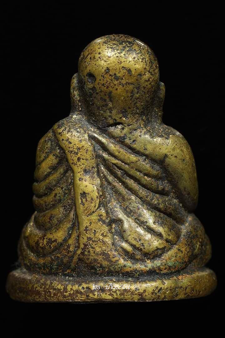 รูปหล่อหลวงพ่อเงินบางคลาน พิมพ์นิยม phra lp ngern statue wat bangklan antique talisman old thai buddha amulet 銮菩银 财佛, 鑾菩銀 大師