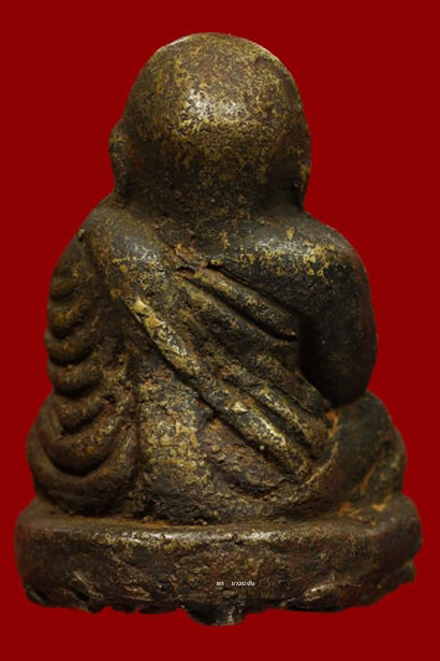 รูปหล่อหลวงพ่อเงินบางคลาน พิมพ์นิยม phra lp ngern statue wat bangklan antique talisman old thai buddha amulet 銮菩银 财佛, 鑾菩銀 大師