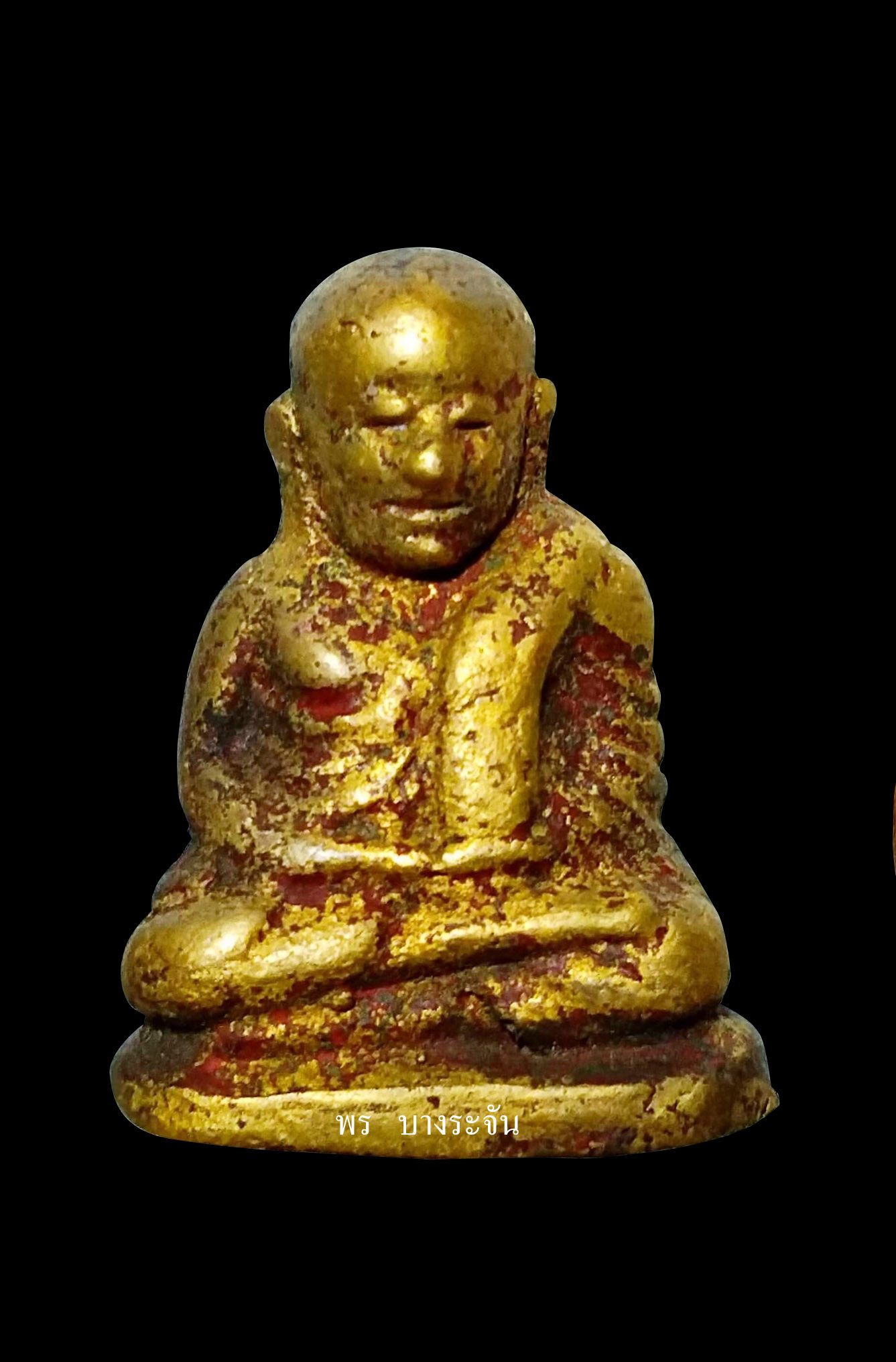 รูปหล่อหลวงพ่อเงินบางคลาน พิมพ์นิยม phra lp ngern statue wat bangklan antique talisman old thai buddha amulet 銮菩银 财佛, 鑾菩銀 大師