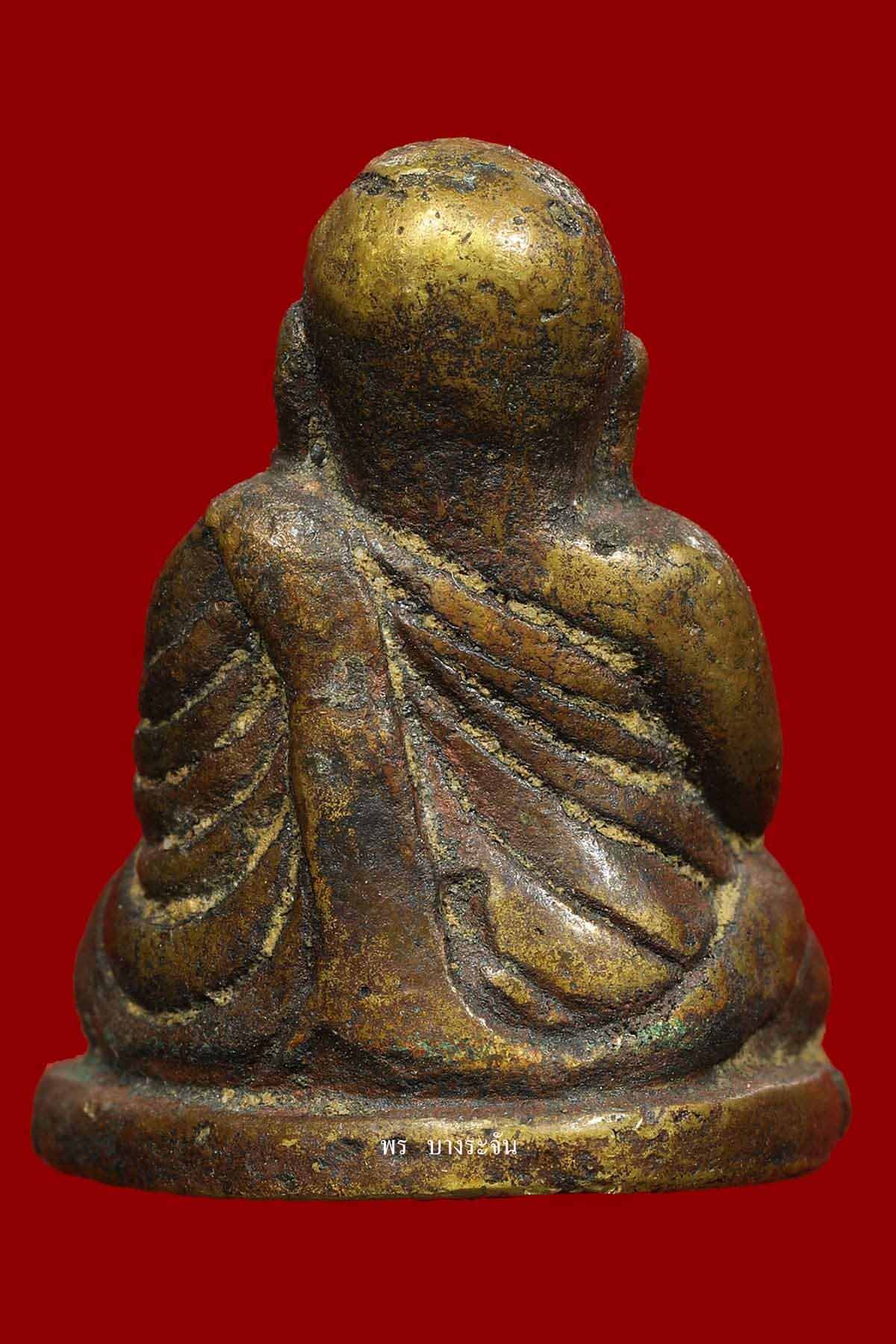 รูปหล่อหลวงพ่อเงินบางคลาน พิมพ์นิยม phra lp ngern statue wat bangklan antique talisman old thai buddha amulet 銮菩银 财佛, 鑾菩銀 大師