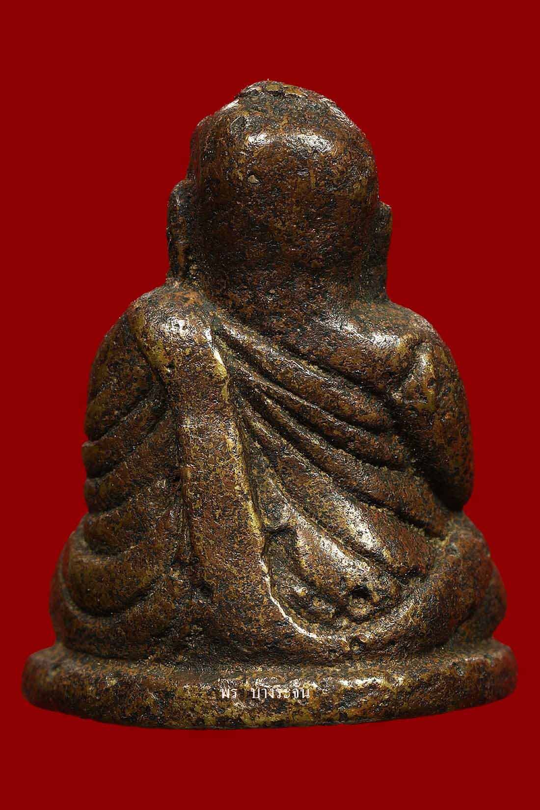 รูปหล่อหลวงพ่อเงินบางคลาน พิมพ์นิยม phra lp ngern statue wat bangklan antique talisman old thai buddha amulet 銮菩银 财佛, 鑾菩銀 大師