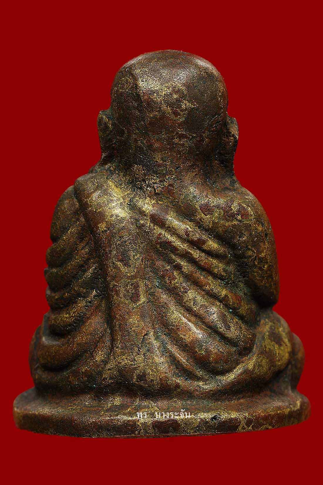 รูปหล่อหลวงพ่อเงินบางคลาน พิมพ์นิยม phra lp ngern statue wat bangklan antique talisman old thai buddha amulet 銮菩银 财佛, 鑾菩銀 大師
