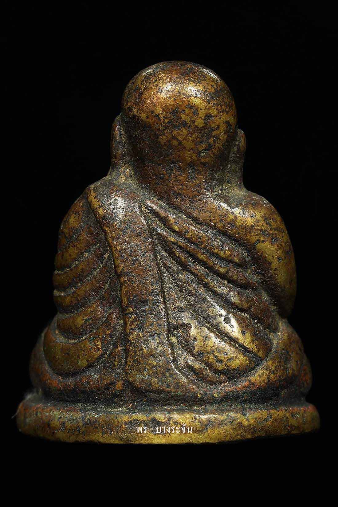รูปหล่อหลวงพ่อเงินบางคลาน พิมพ์นิยม phra lp ngern statue wat bangklan antique talisman old thai buddha amulet 銮菩银 财佛, 鑾菩銀 大師