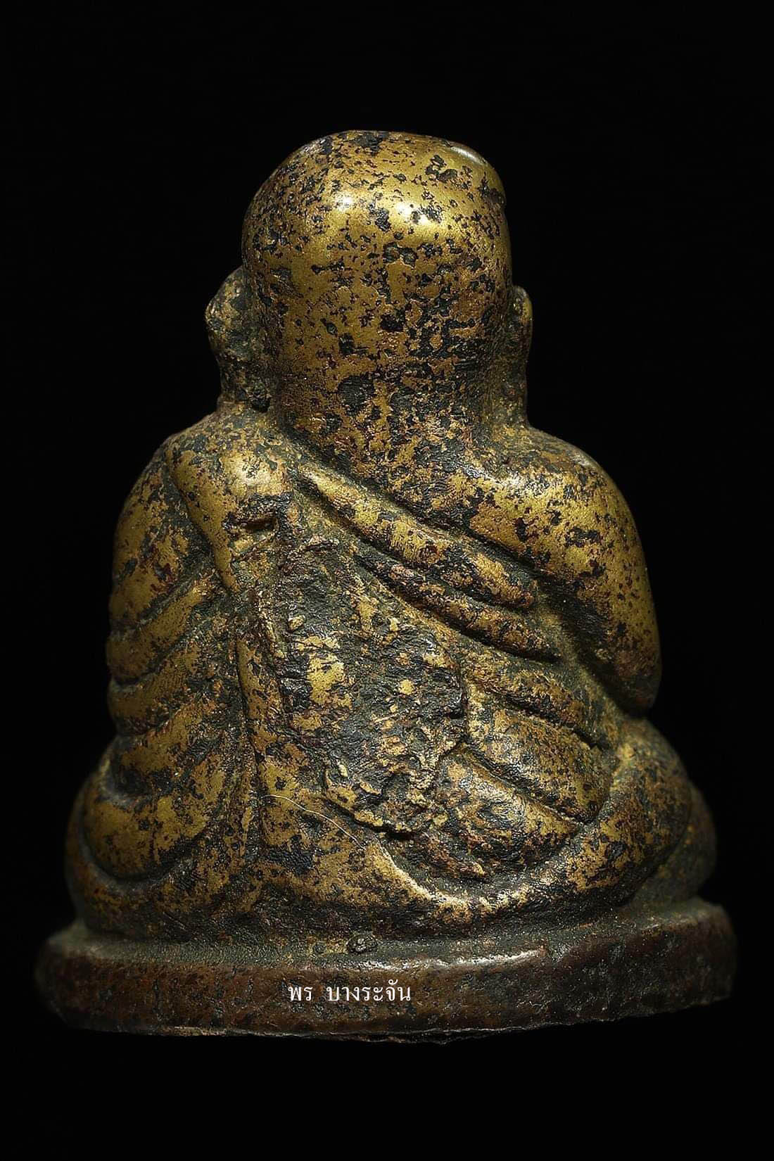 รูปหล่อหลวงพ่อเงินบางคลาน พิมพ์นิยม phra lp ngern statue wat bangklan antique talisman old thai buddha amulet 銮菩银 财佛, 鑾菩銀 大師