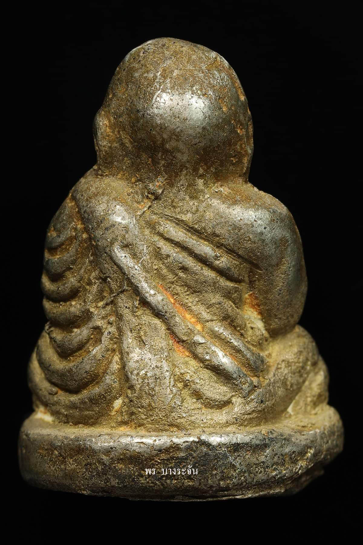 รูปหล่อหลวงพ่อเงินบางคลาน พิมพ์นิยม phra lp ngern statue wat bangklan antique talisman old thai buddha amulet 銮菩银 财佛, 鑾菩銀 大師