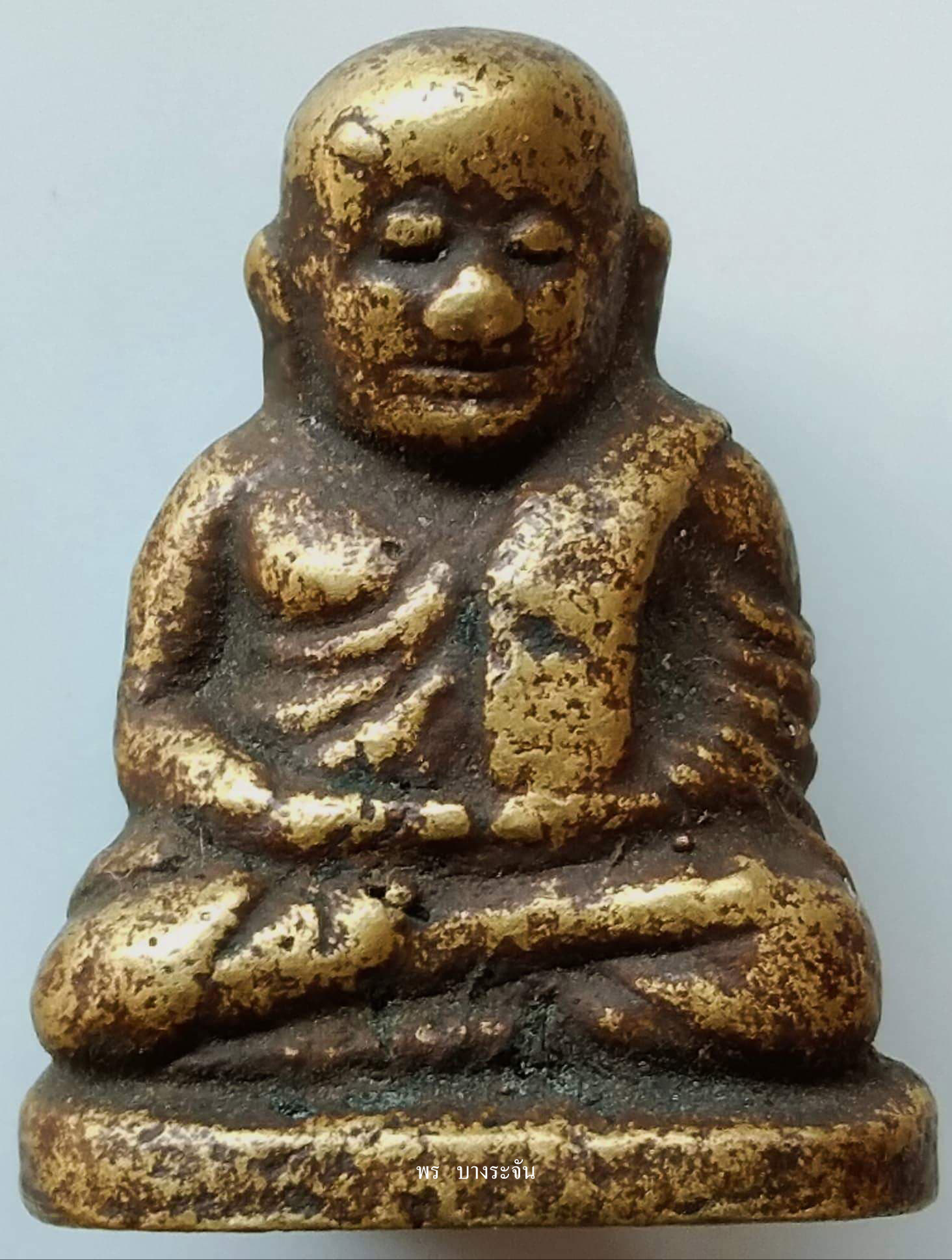 รูปหล่อหลวงพ่อเงินบางคลาน พิมพ์นิยม phra lp ngern statue wat bangklan antique talisman old thai buddha amulet 銮菩银 财佛, 鑾菩銀 大師