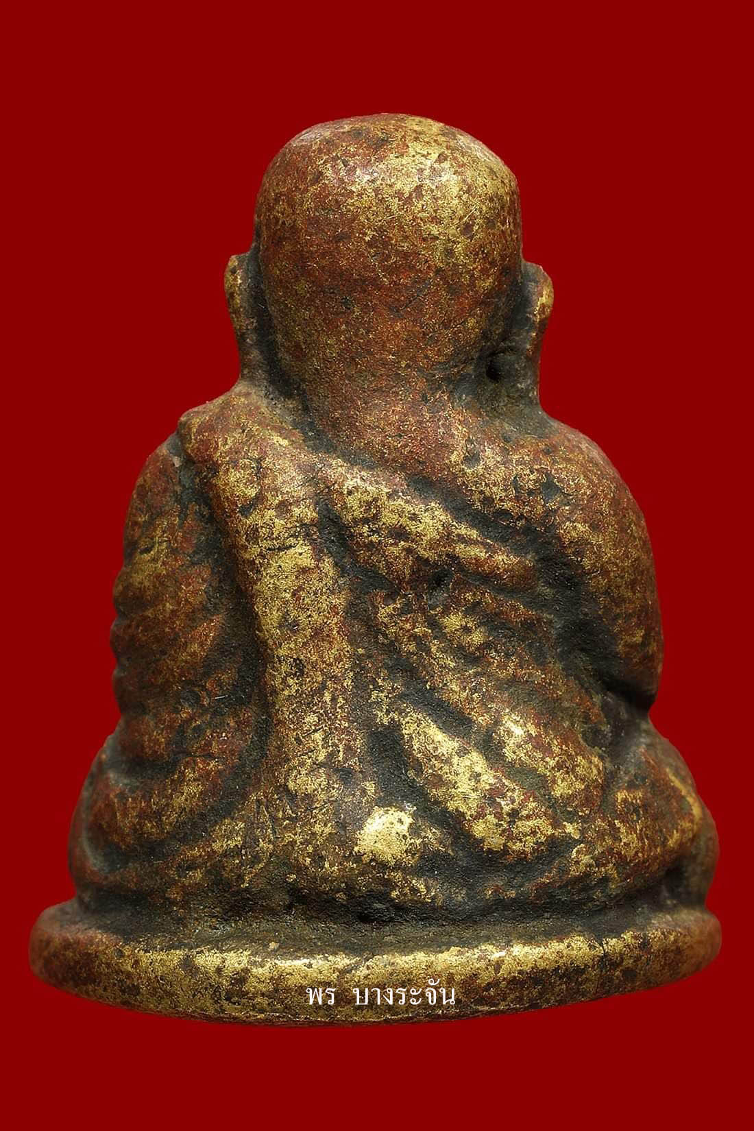 รูปหล่อหลวงพ่อเงินบางคลาน พิมพ์นิยม phra lp ngern statue wat bangklan antique talisman old thai buddha amulet 銮菩银 财佛, 鑾菩銀 大師