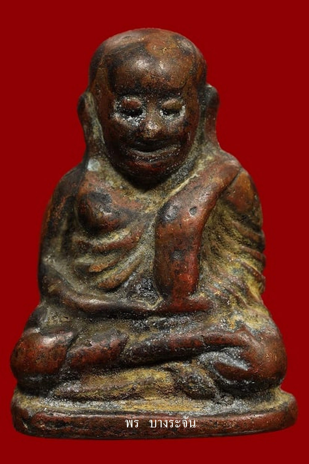 รูปหล่อหลวงพ่อเงินบางคลาน พิมพ์นิยม phra lp ngern statue wat bangklan antique talisman old thai buddha amulet 銮菩银 财佛, 鑾菩銀 大師