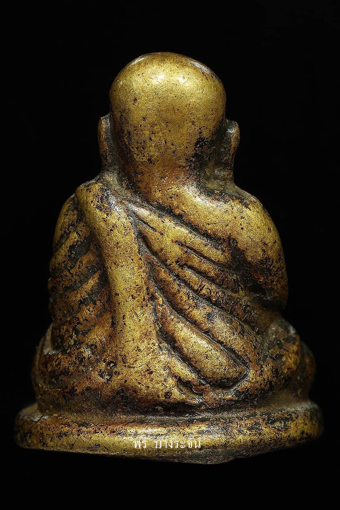 รูปหล่อหลวงพ่อเงินบางคลาน พิมพ์นิยม phra lp ngern statue wat bangklan antique talisman old thai buddha amulet 銮菩银 财佛, 鑾菩銀 大師