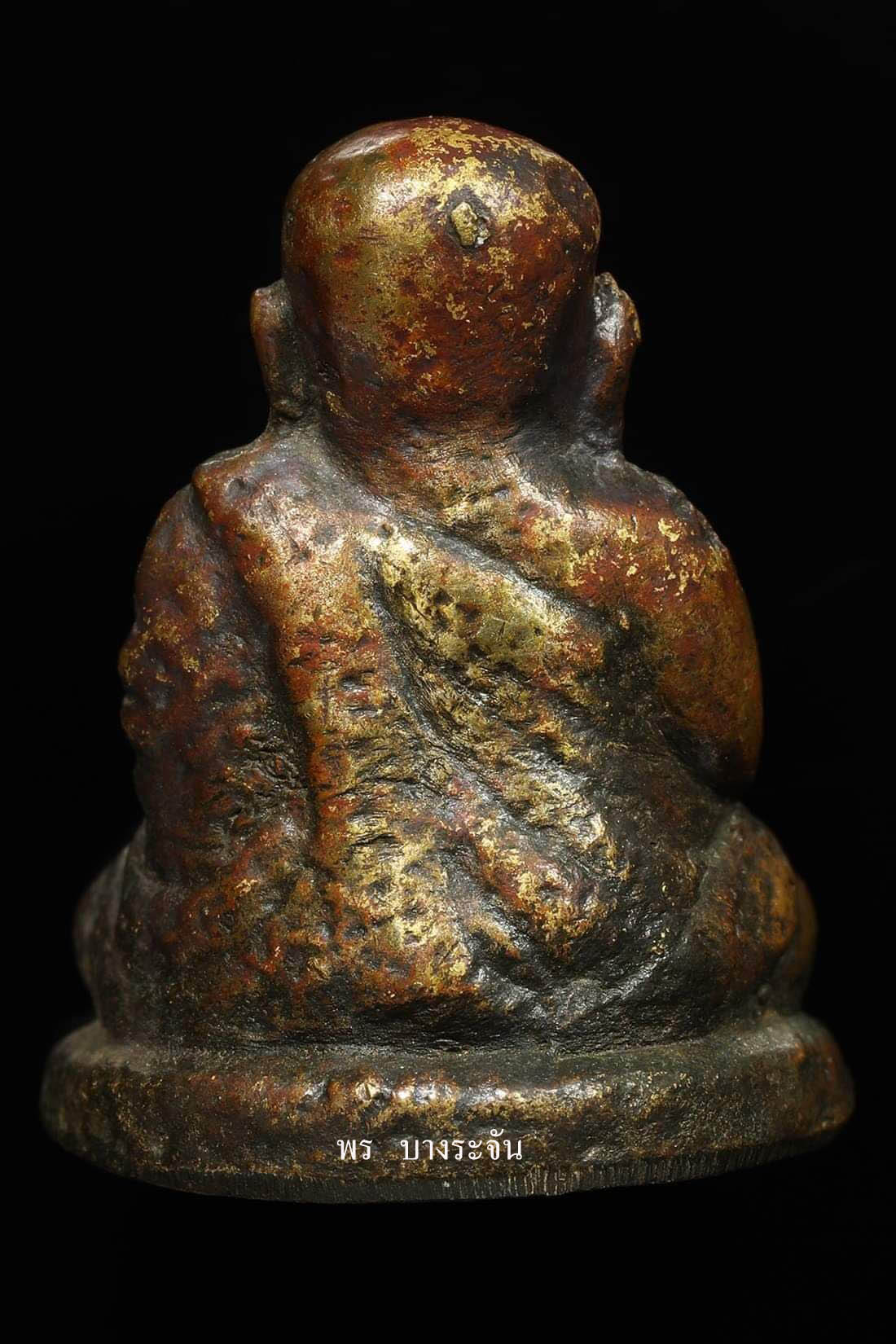 รูปหล่อหลวงพ่อเงินบางคลาน พิมพ์นิยม phra lp ngern statue wat bangklan antique talisman old thai buddha amulet 銮菩银 财佛, 鑾菩銀 大師