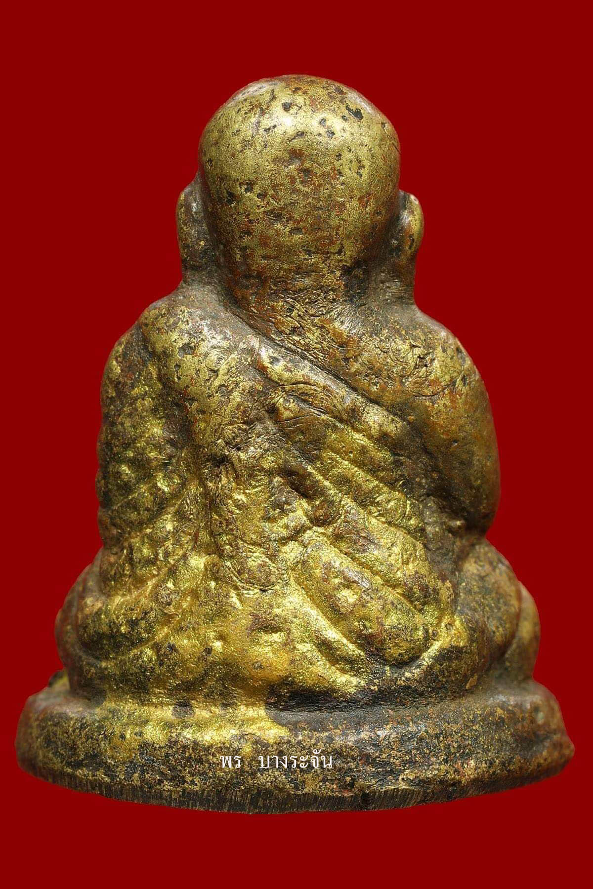 รูปหล่อหลวงพ่อเงินบางคลาน พิมพ์นิยม phra lp ngern statue wat bangklan antique talisman old thai buddha amulet 銮菩银 财佛, 鑾菩銀 大師