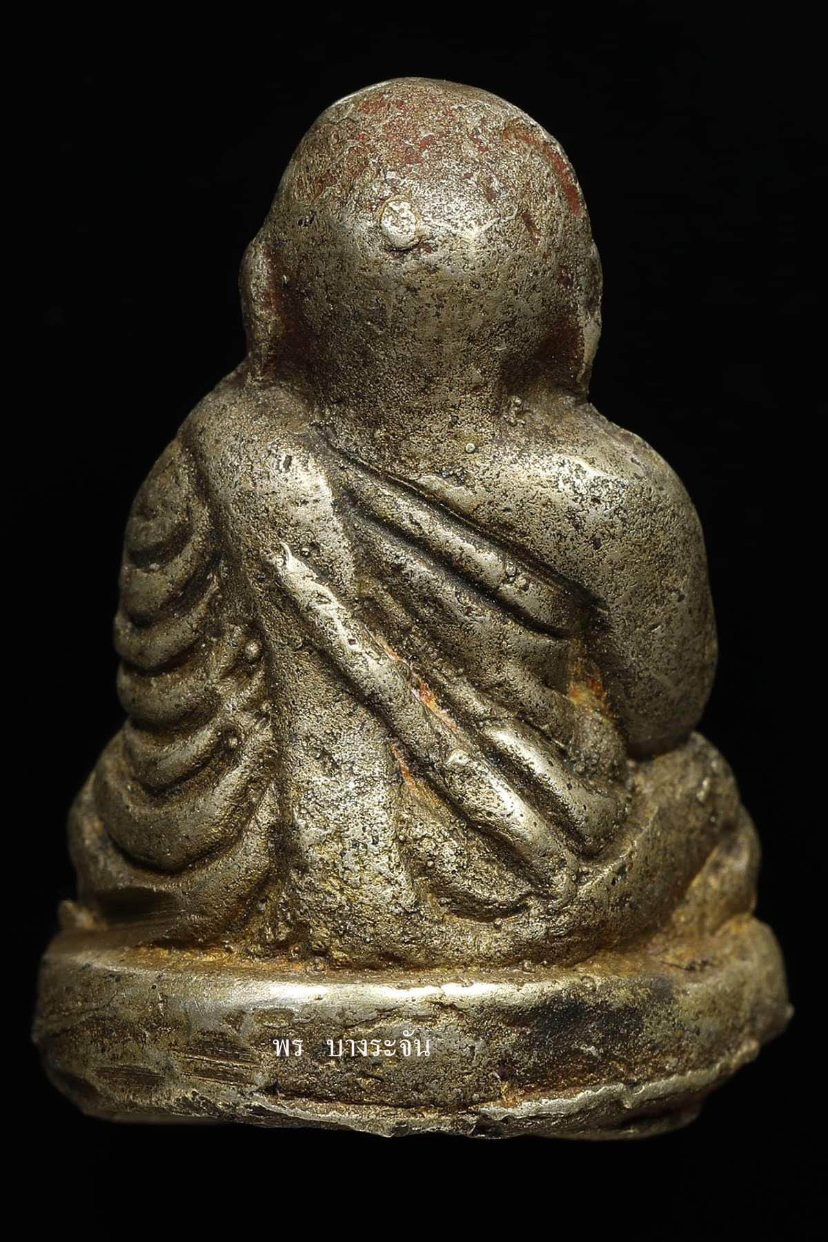 รูปหล่อหลวงพ่อเงินบางคลาน พิมพ์นิยม phra lp ngern statue wat bangklan antique talisman old thai buddha amulet 銮菩银 财佛, 鑾菩銀 大師