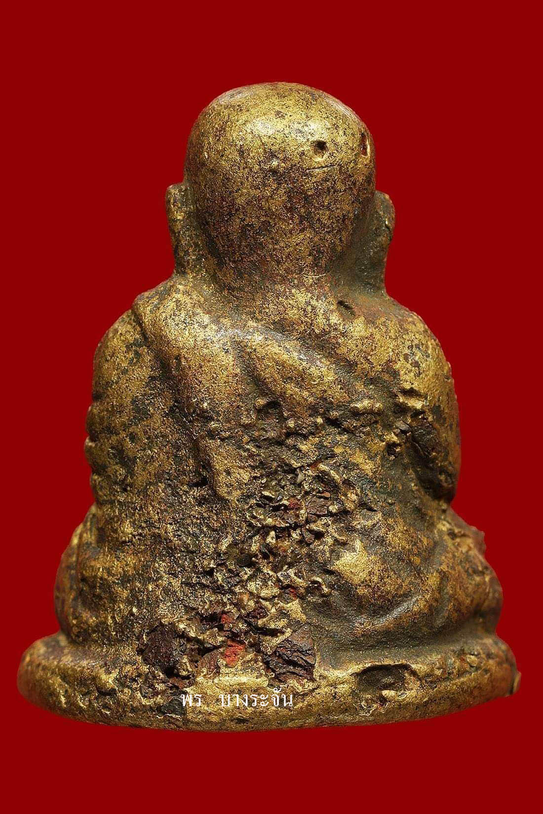 รูปหล่อหลวงพ่อเงินบางคลาน พิมพ์นิยม phra lp ngern statue wat bangklan antique talisman old thai buddha amulet 銮菩银 财佛, 鑾菩銀 大師