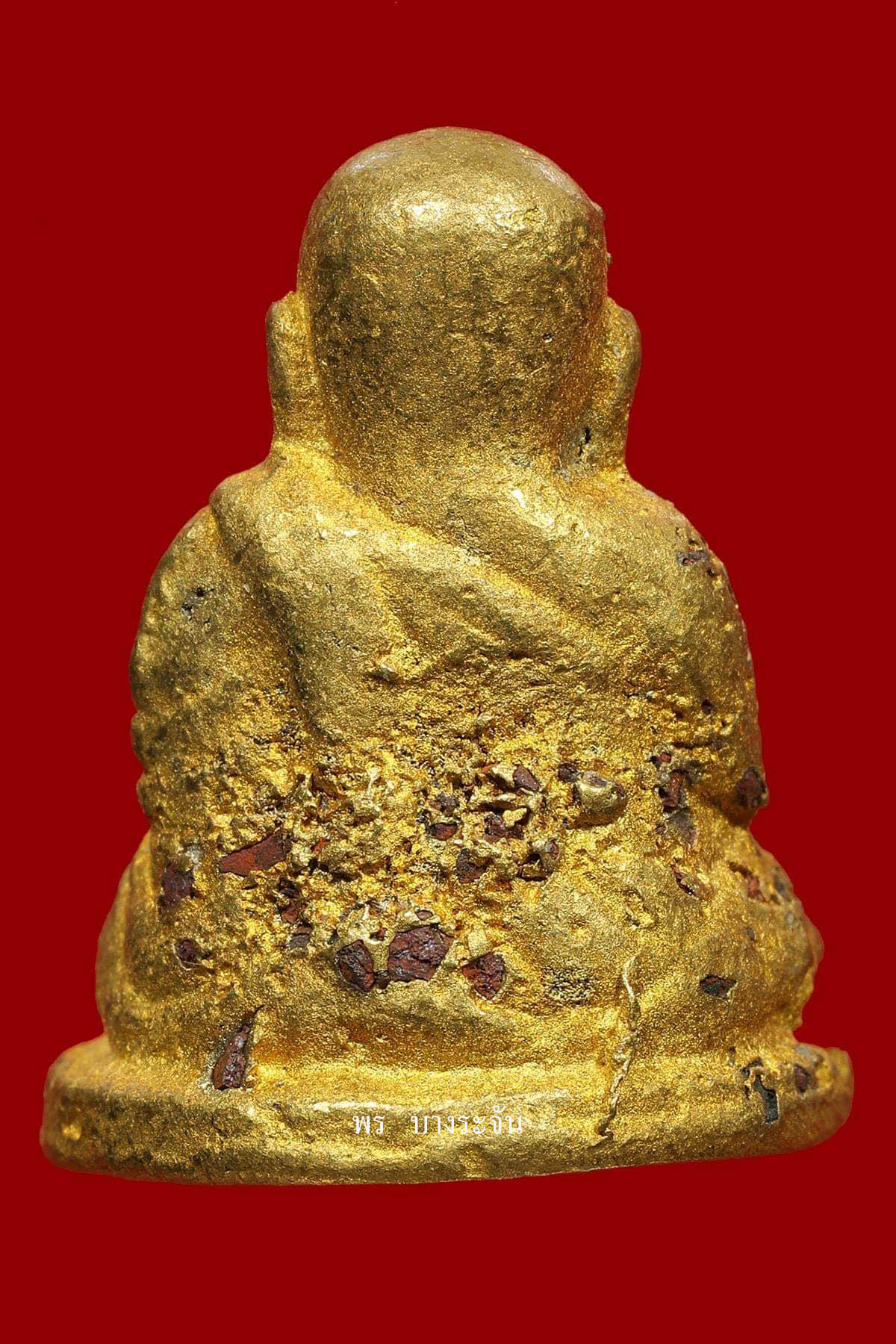 รูปหล่อหลวงพ่อเงินบางคลาน พิมพ์นิยม phra lp ngern statue wat bangklan antique talisman old thai buddha amulet 銮菩银 财佛, 鑾菩銀 大師