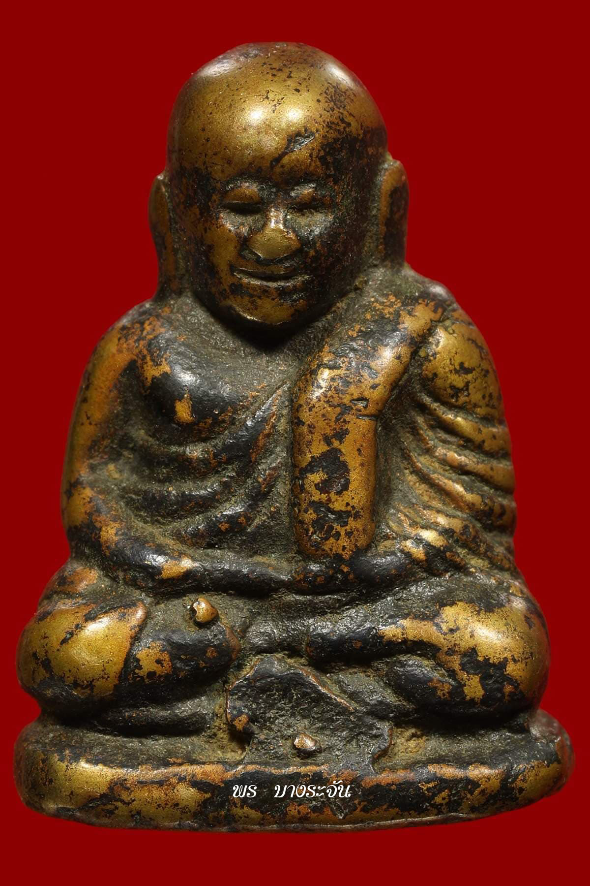 รูปหล่อหลวงพ่อเงินบางคลาน พิมพ์นิยม phra lp ngern statue wat bangklan antique talisman old thai buddha amulet 銮菩银 财佛, 鑾菩銀 大師