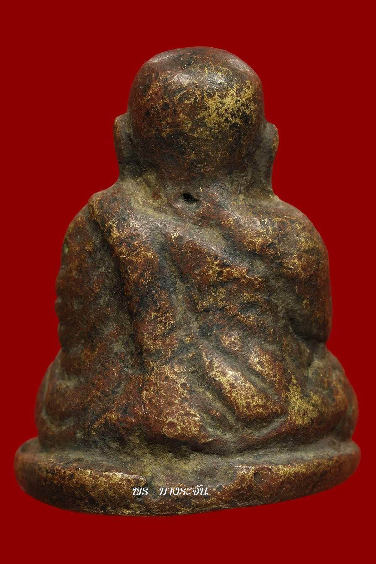 รูปหล่อหลวงพ่อเงินบางคลาน พิมพ์นิยม phra lp ngern statue wat bangklan antique talisman old thai buddha amulet 銮菩银 财佛, 鑾菩銀 大師