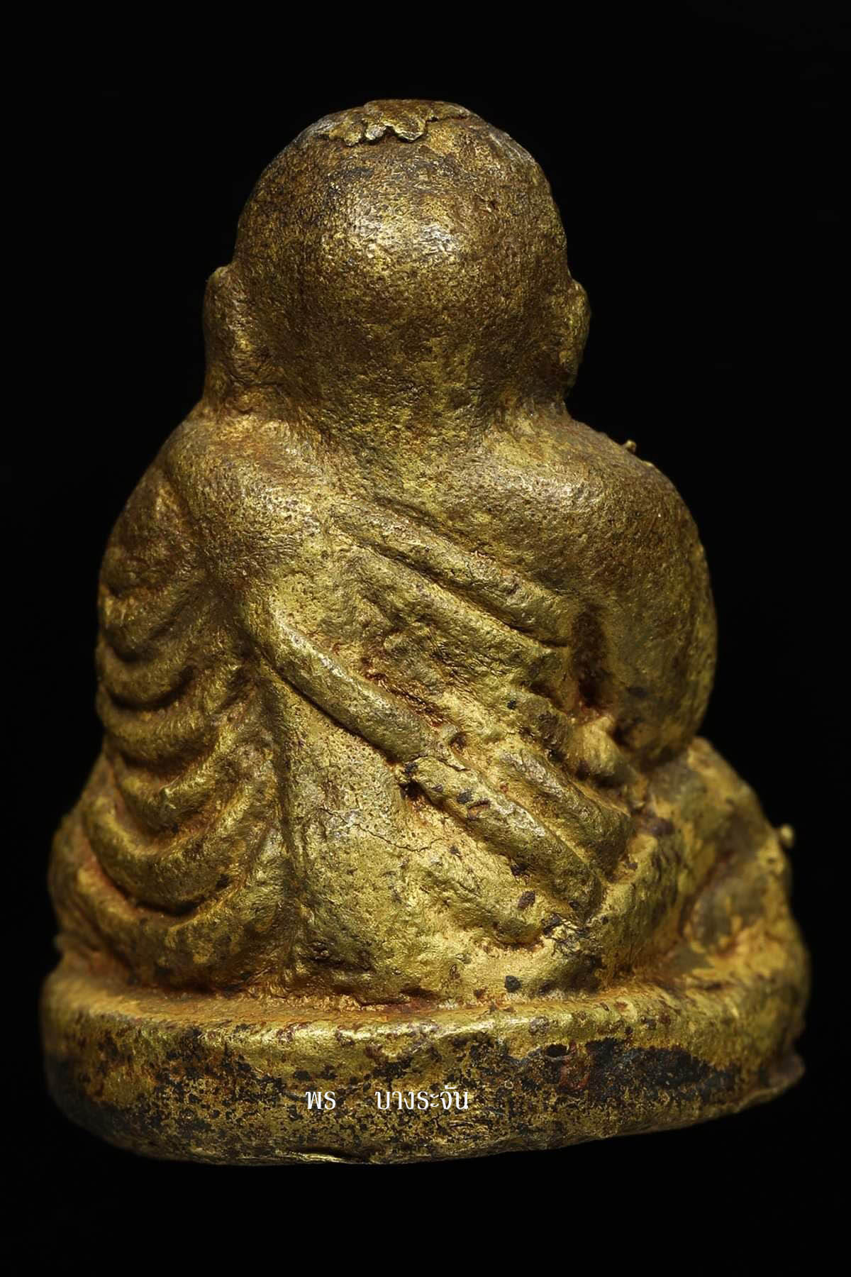 รูปหล่อหลวงพ่อเงินบางคลาน พิมพ์นิยม phra lp ngern statue wat bangklan antique talisman old thai buddha amulet 銮菩银 财佛, 鑾菩銀 大師